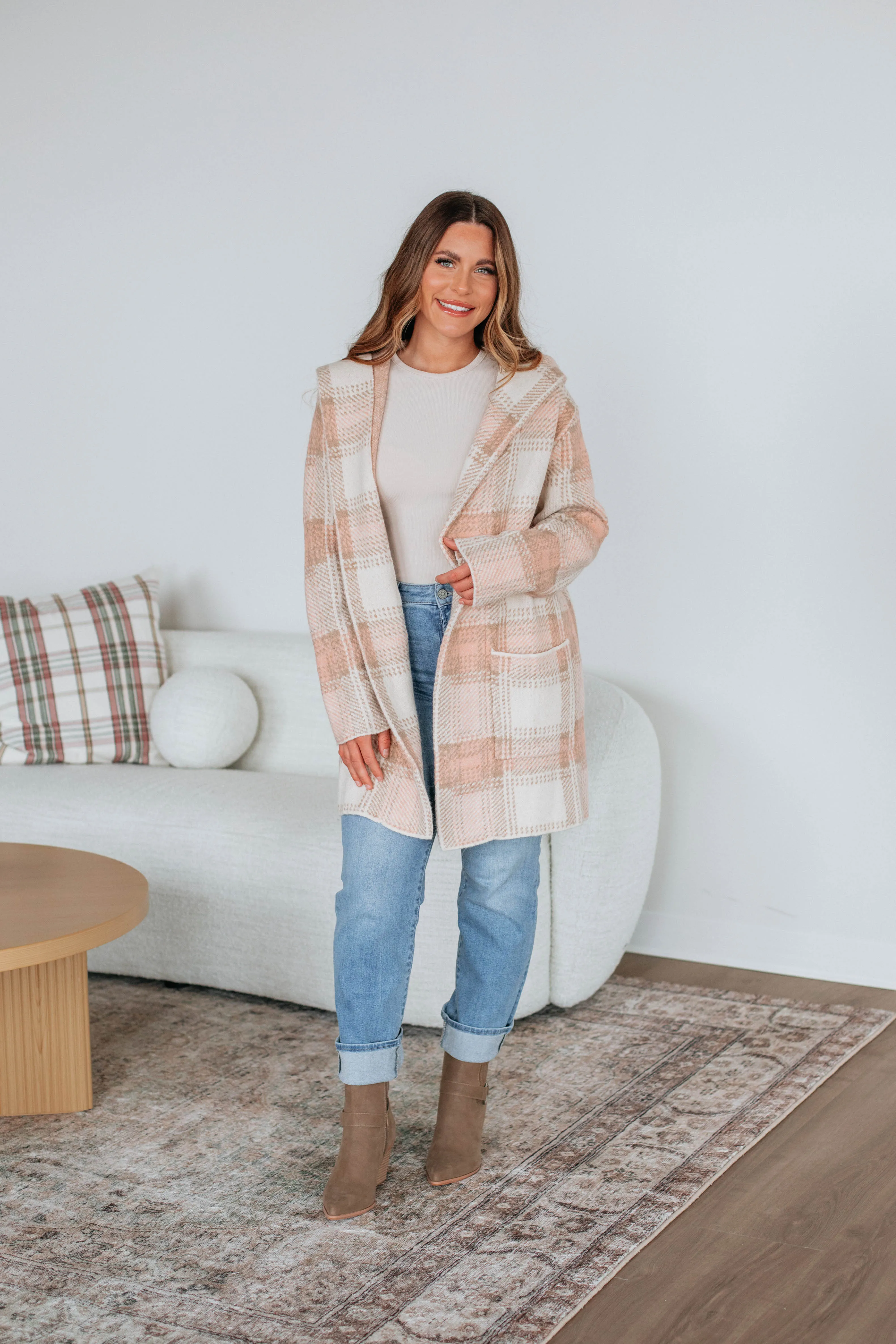 Emerson Plaid Coatigan sold by Wild Oak Boutique product image thumbnail 3