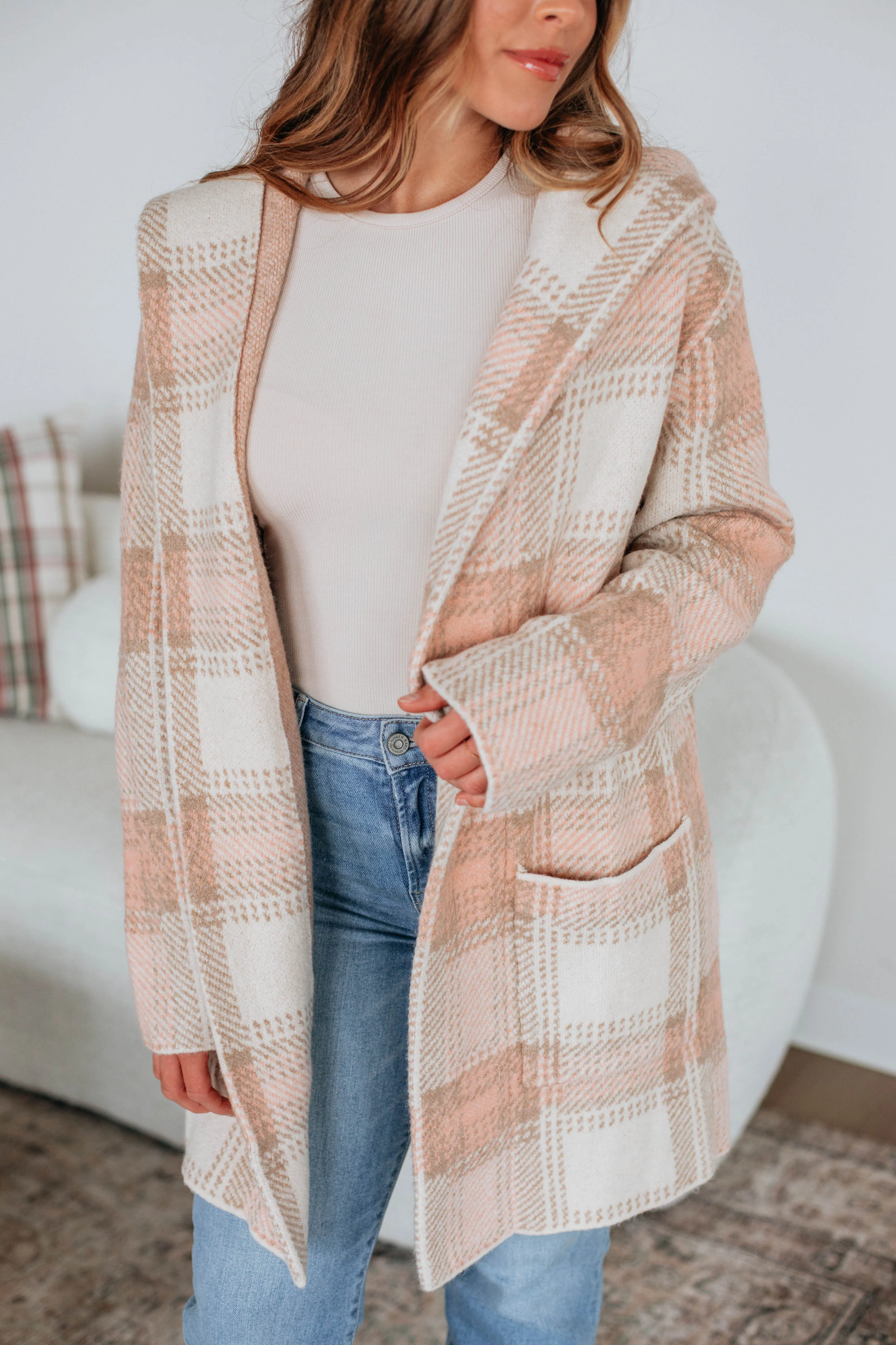 Emerson Plaid Coatigan sold by Wild Oak Boutique product image thumbnail 2