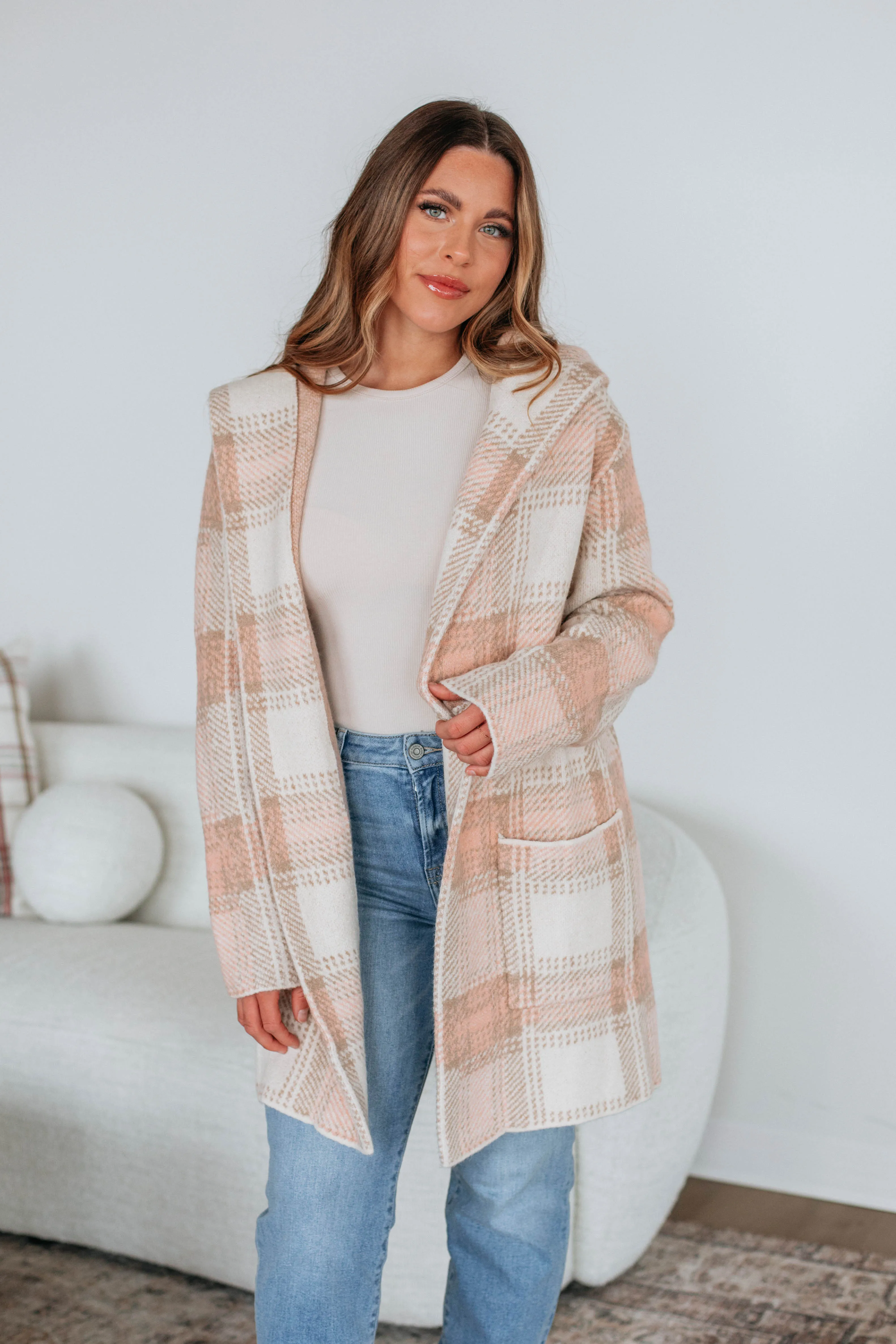 Emerson Plaid Coatigan sold by Wild Oak Boutique