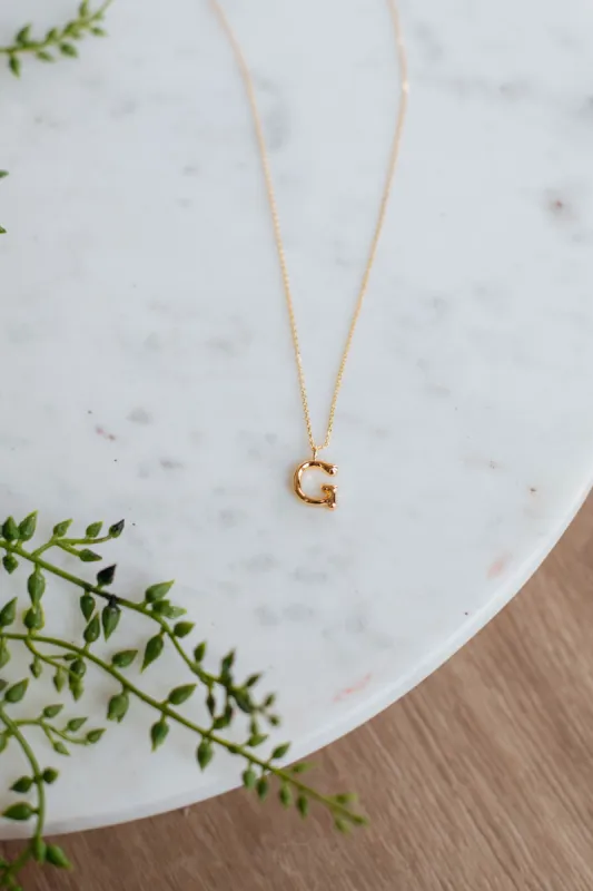 Bubble Letter Necklace sold by Wild Oak Boutique