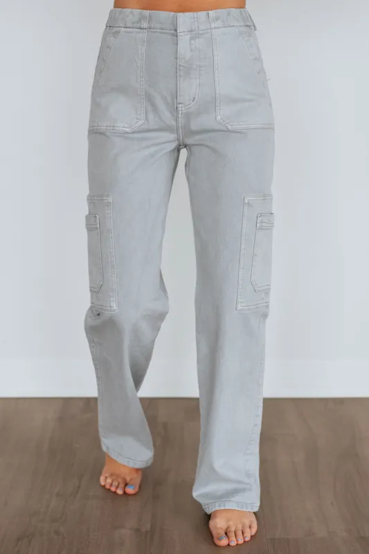 Aubrey KanCan Jeans - Grey made by Kan Can
