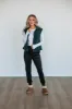 Cove Sherpa Vest - Jungle Green sold by Wild Oak Boutique