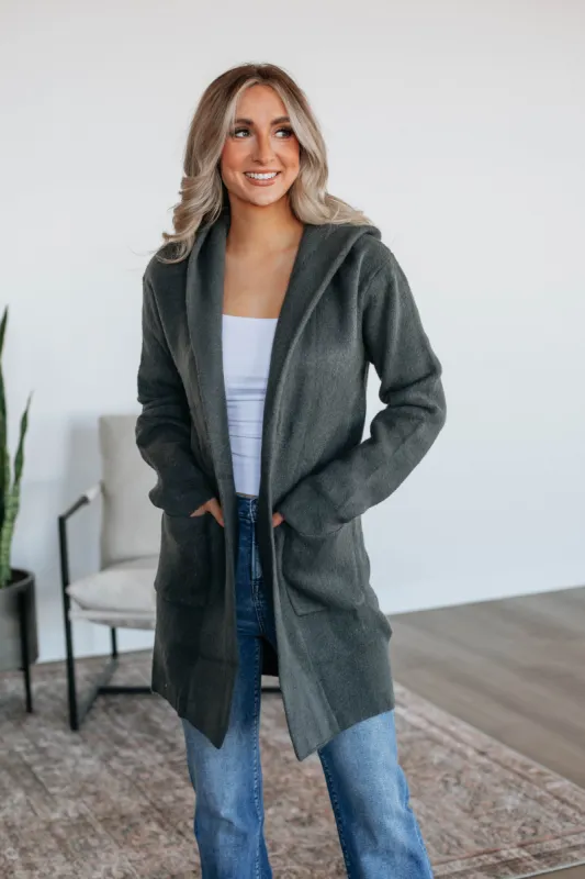 Agnes Brushed Coatigan sold by Wild Oak Boutique