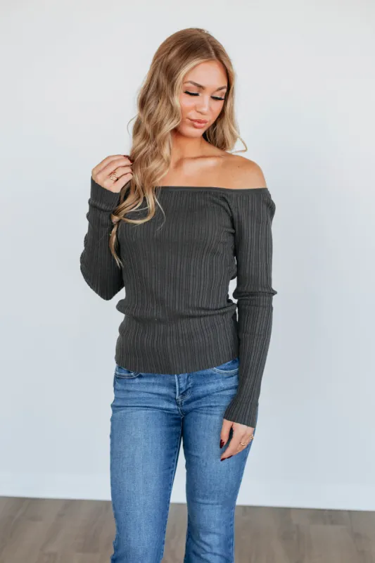 Loren Ribbed Top sold by Wild Oak Boutique