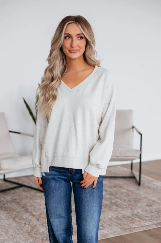 Kayda Contrast Top sold by Wild Oak Boutique