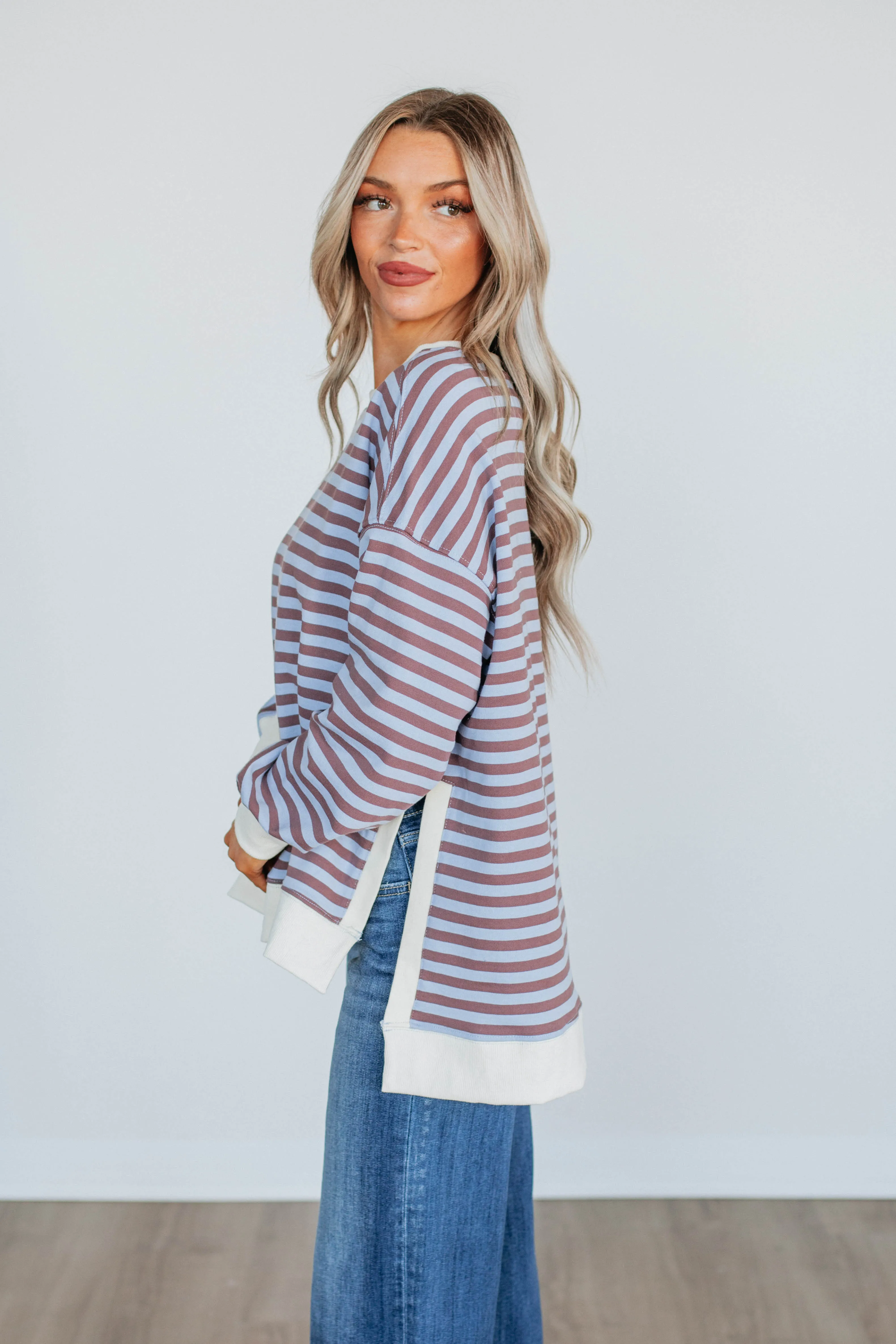 Tinsley Striped Top sold by Wild Oak Boutique product image thumbnail 2