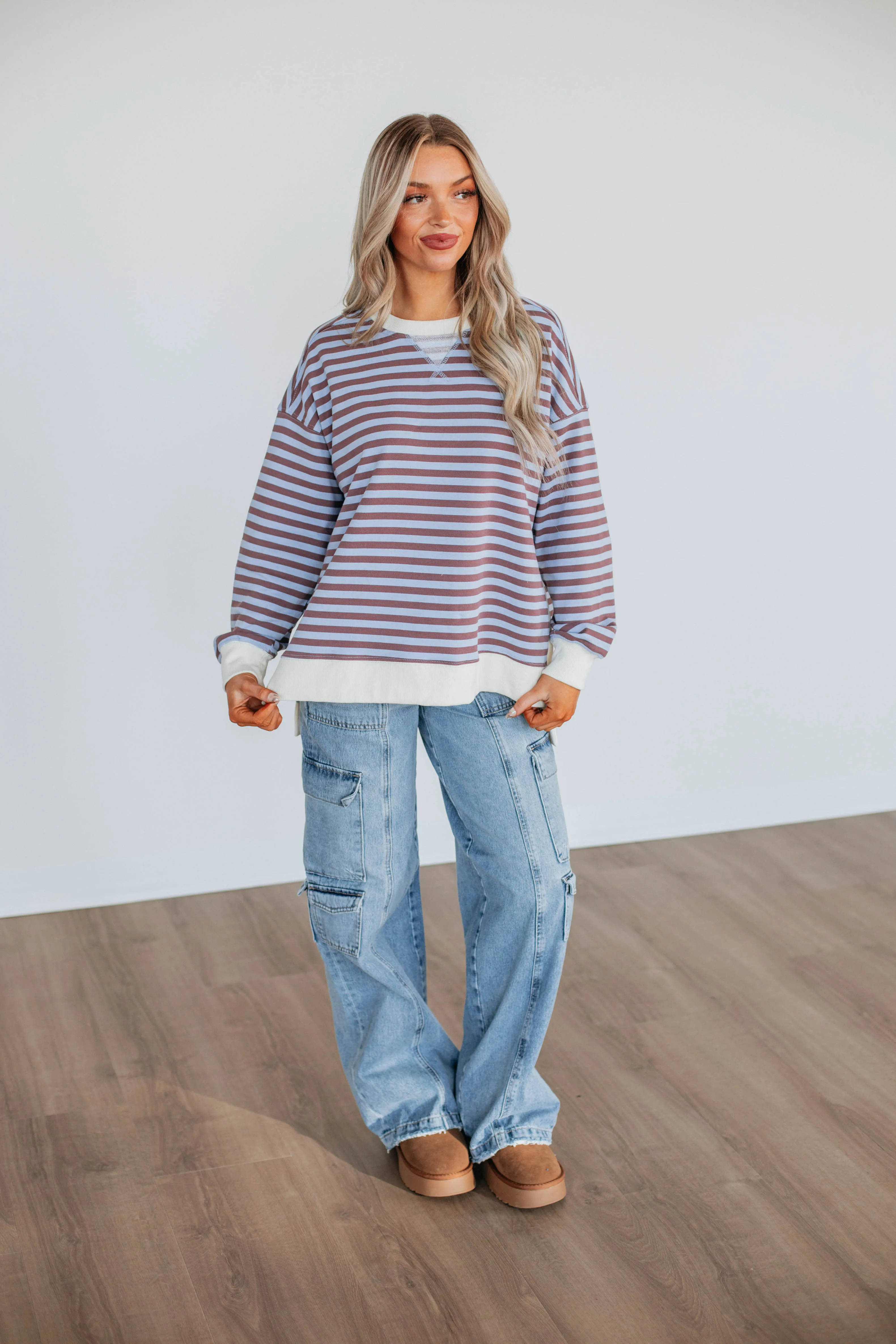 Tinsley Striped Top sold by Wild Oak Boutique product image thumbnail 3
