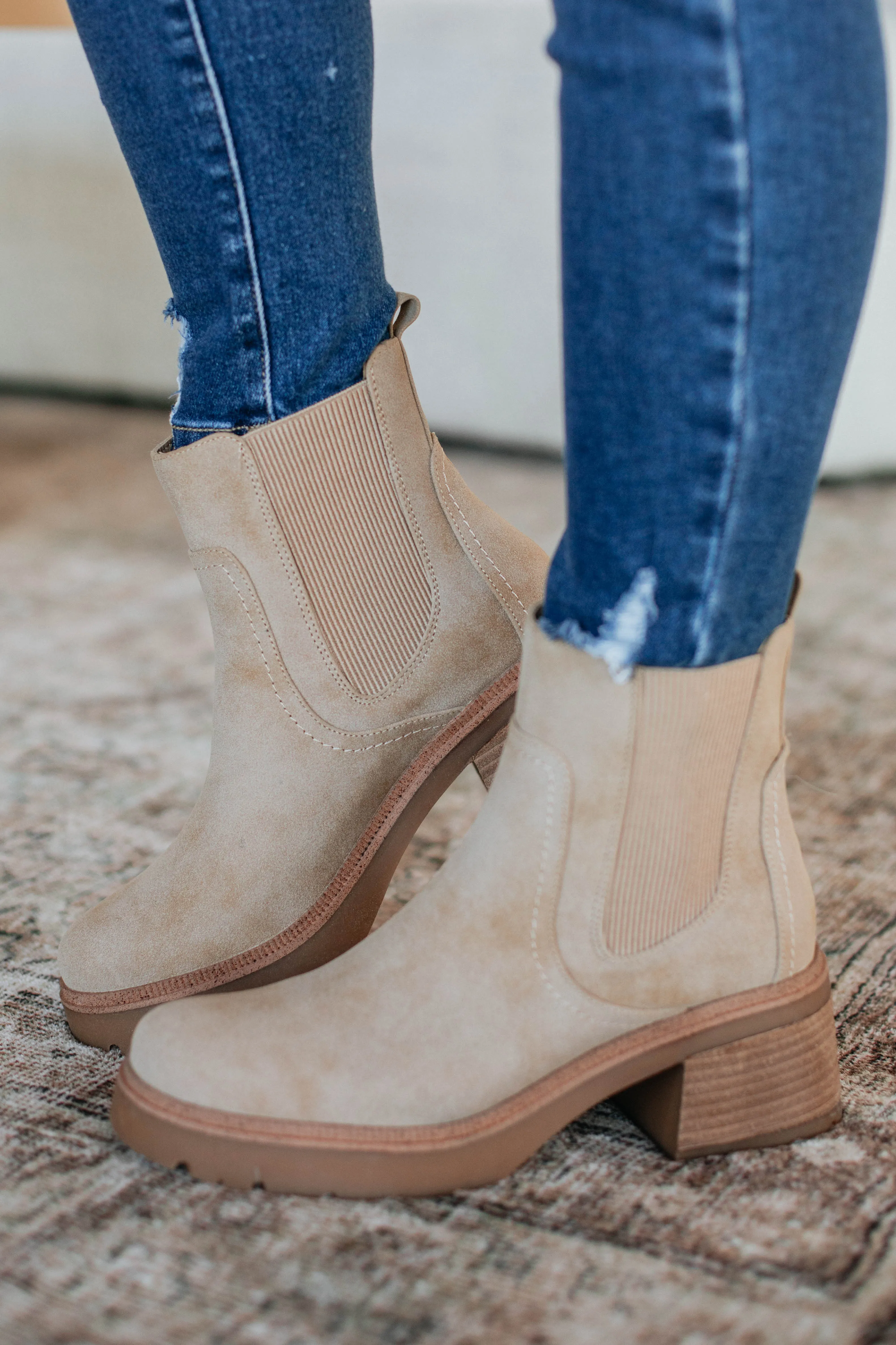 Making My Choice Boots - Sand sold by Wild Oak Boutique product image thumbnail 5