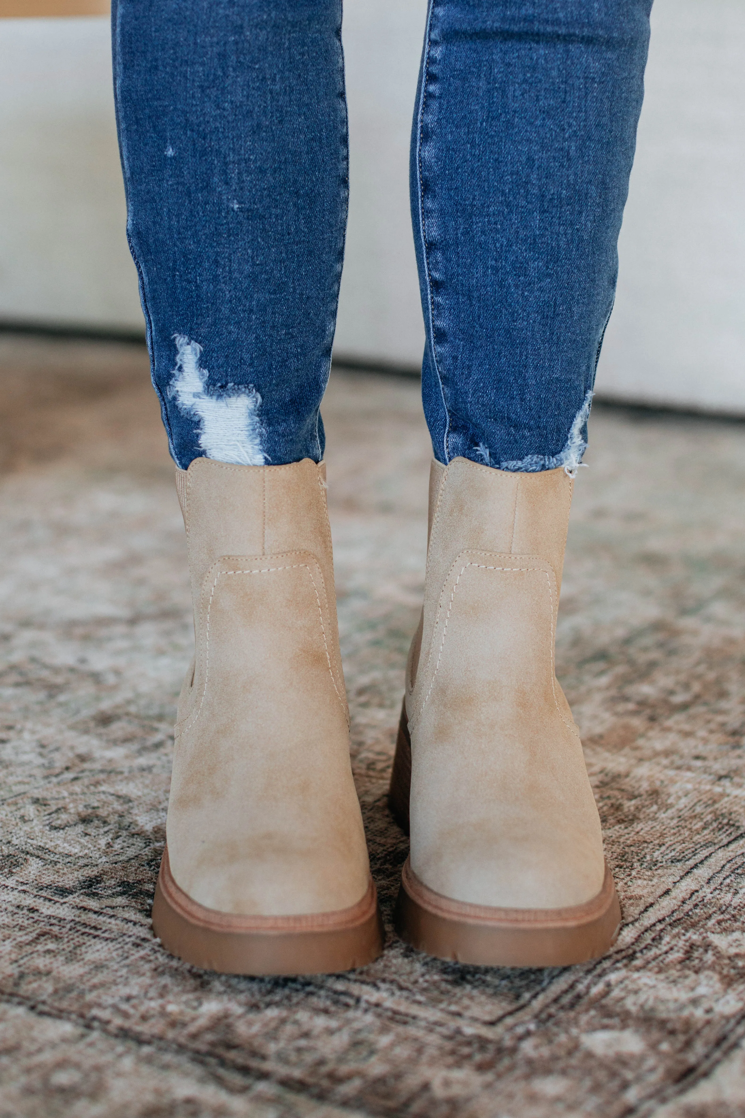 Making My Choice Boots - Sand sold by Wild Oak Boutique product image thumbnail 4