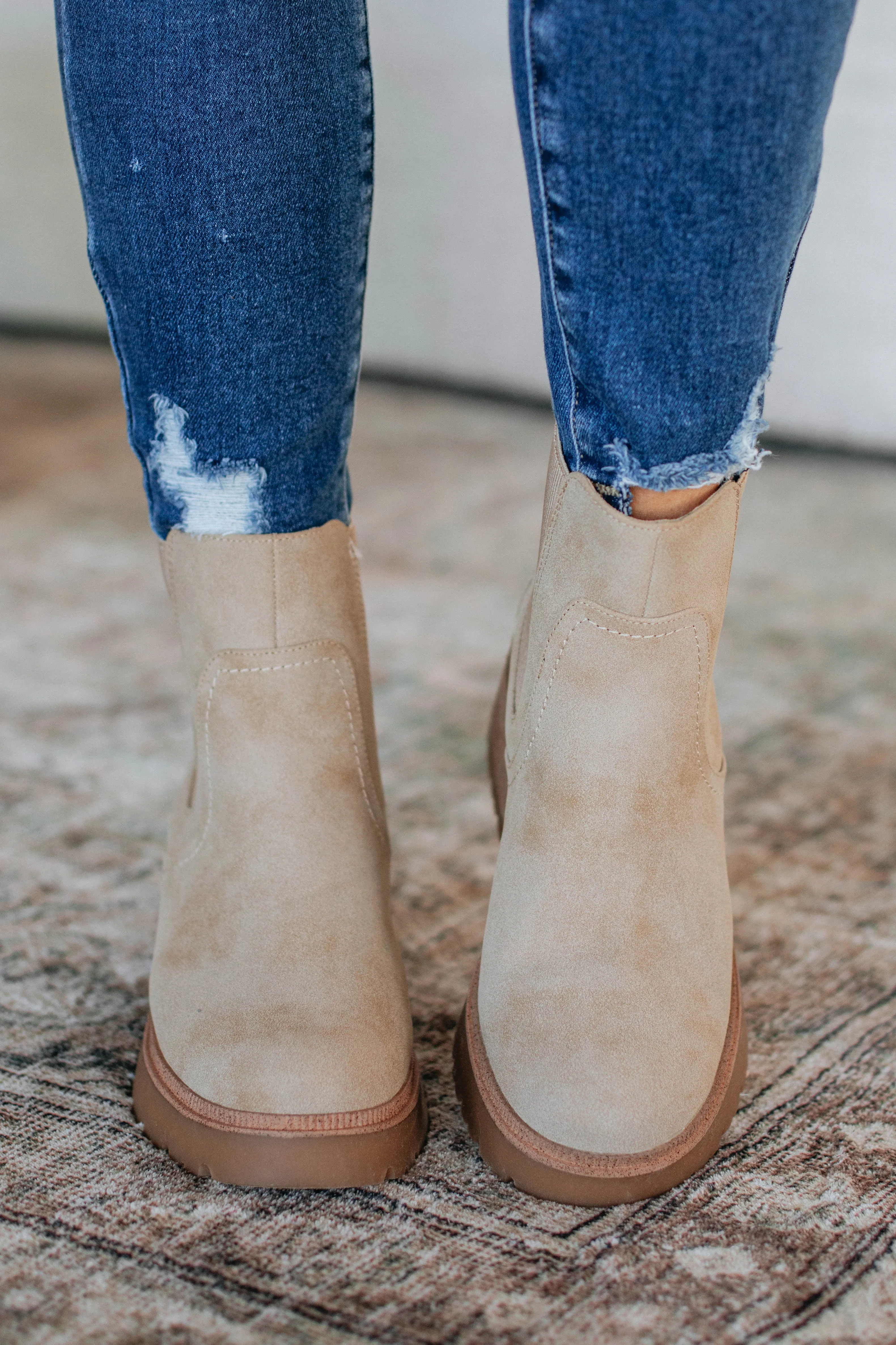 Making My Choice Boots - Sand sold by Wild Oak Boutique product image thumbnail 3