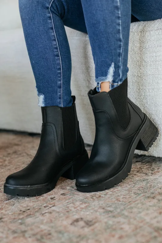 Making My Choice Boots - Black sold by Wild Oak Boutique