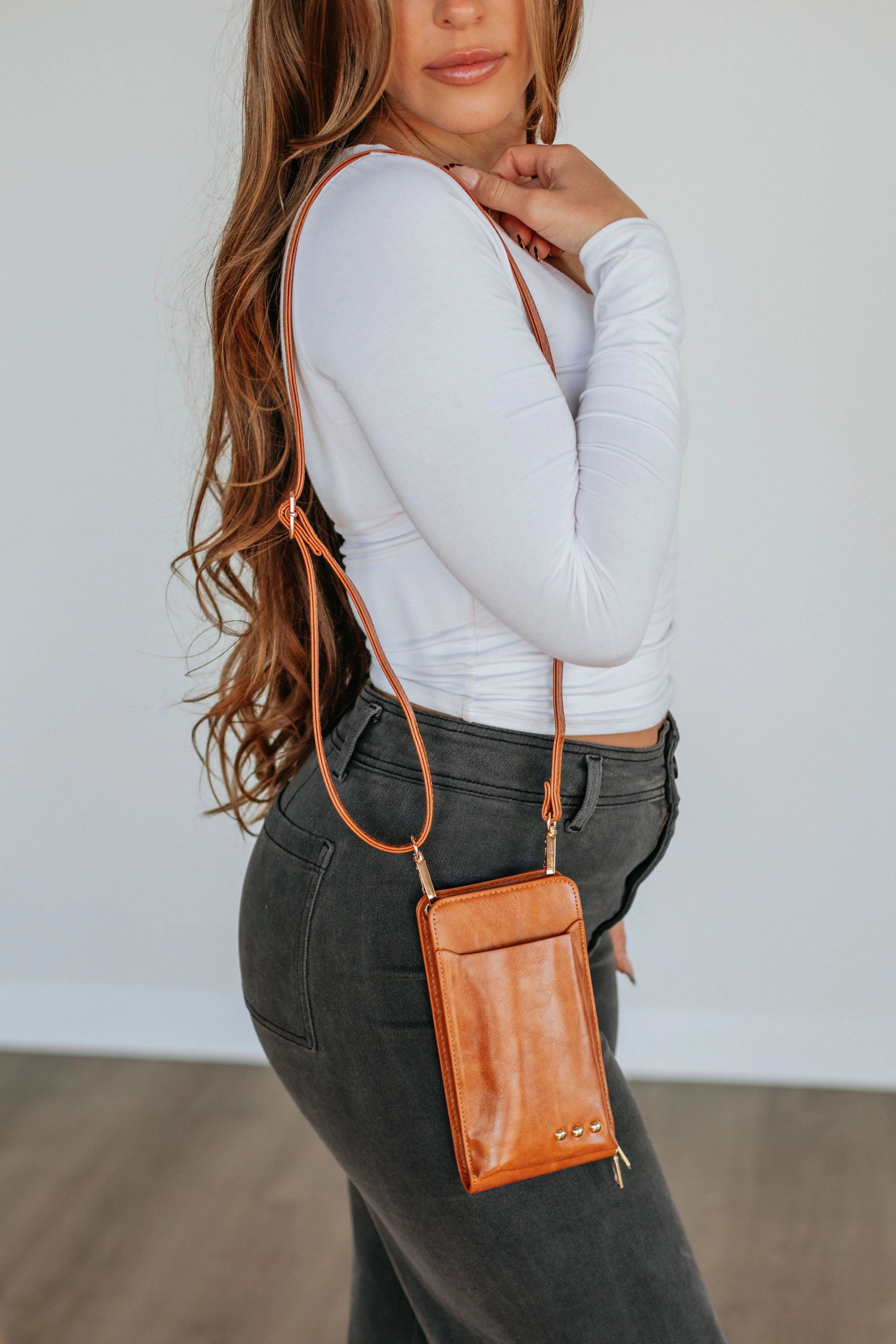 Polly Double Duty Bag - Cognac sold by Wild Oak Boutique product image thumbnail 2