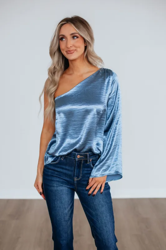 Mood Setter Top - Arctic Blue sold by Wild Oak Boutique