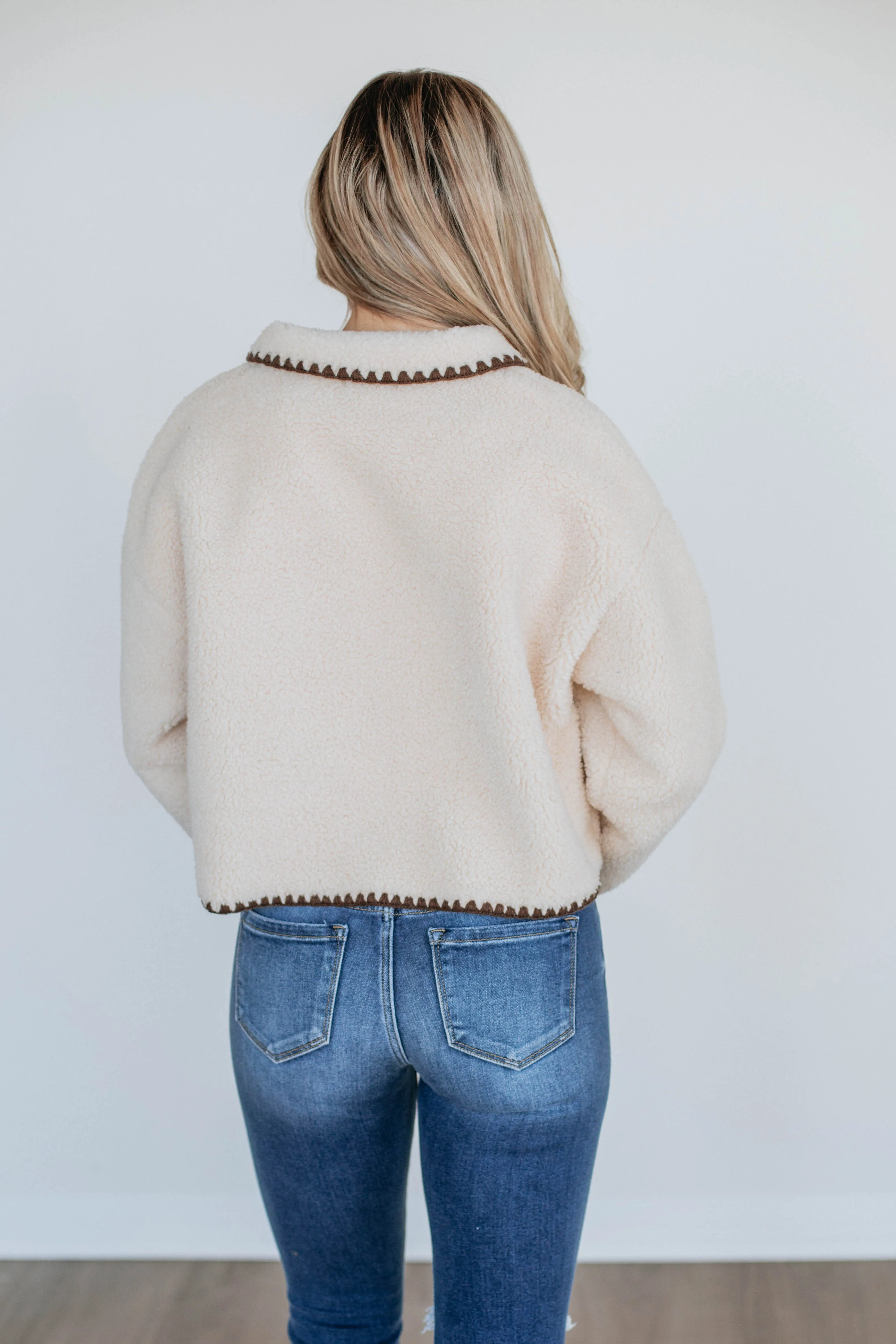 Maeve Sherpa Jacket sold by Wild Oak Boutique product image thumbnail 5