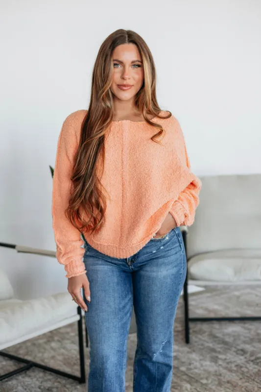 Haven Sweater - Dusty Coral sold by Wild Oak Boutique