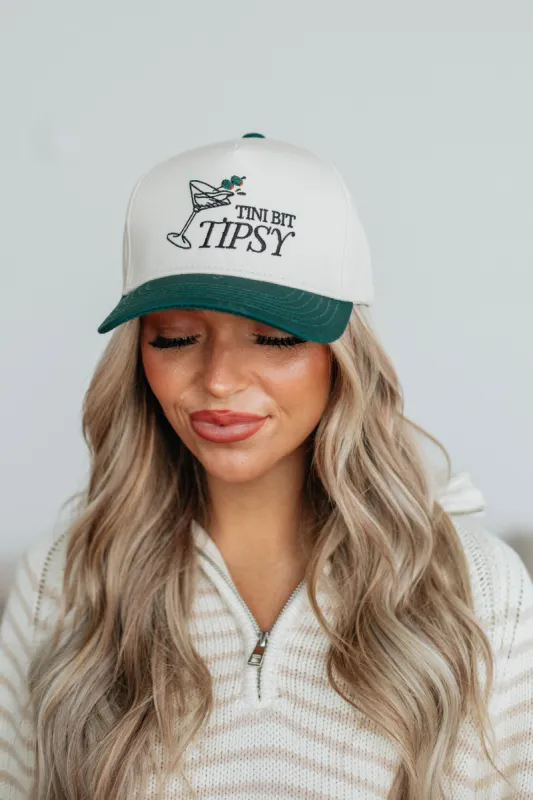 Tini Bit Tipsy Trucker Hat sold by Wild Oak Boutique