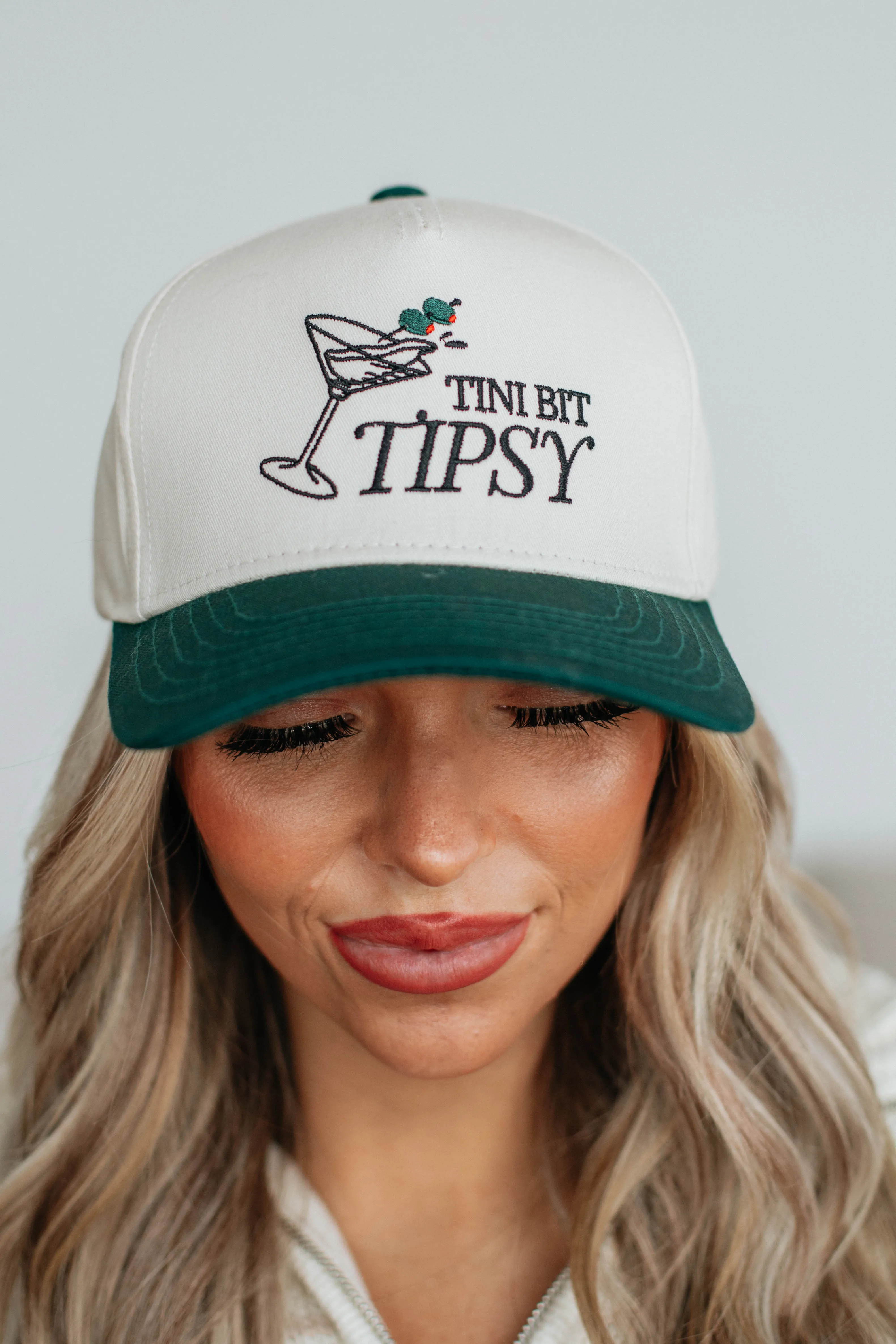 Tini Bit Tipsy Trucker Hat sold by Wild Oak Boutique product image thumbnail 2