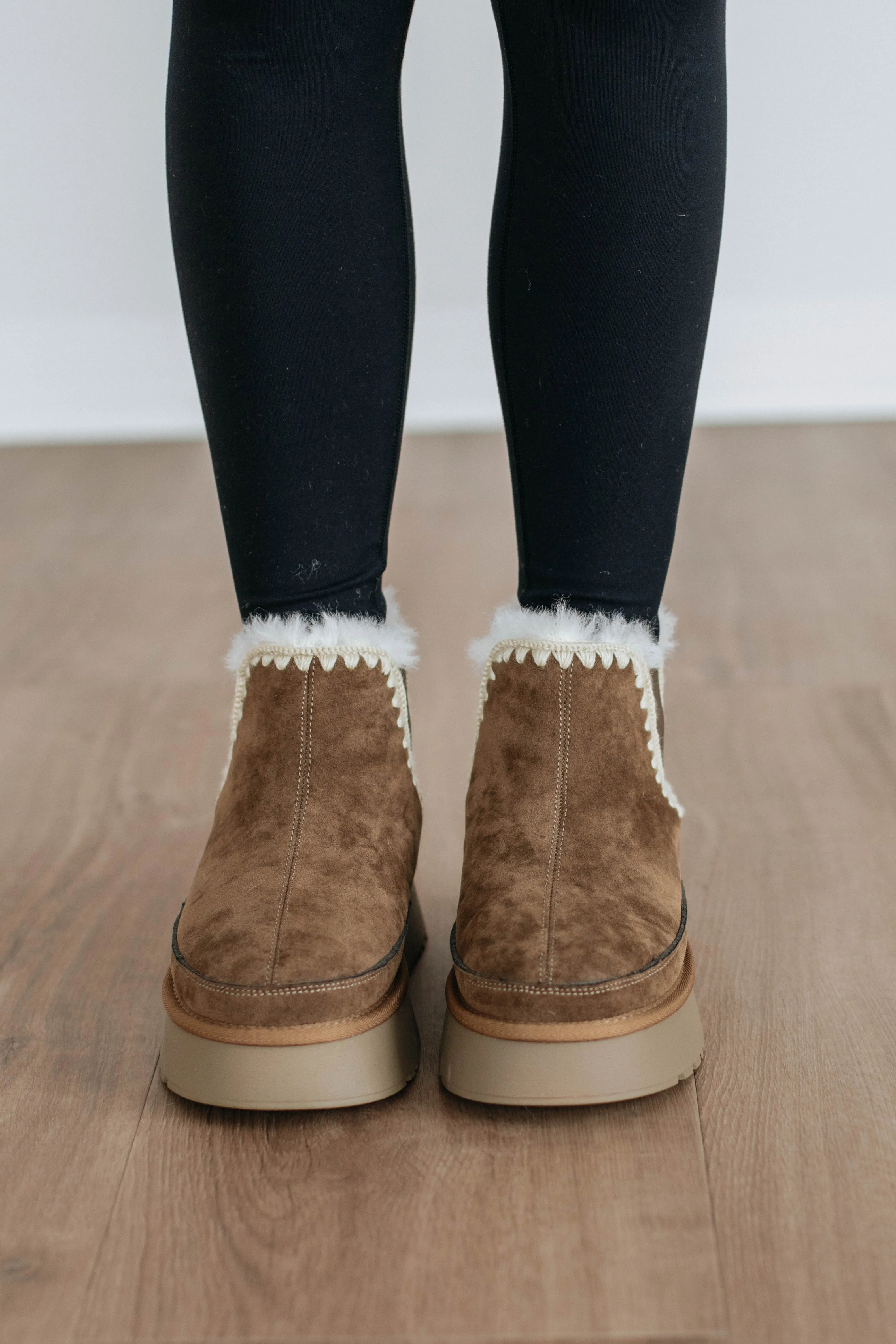 Slowing It Down Platform Boots - Khaki sold by Wild Oak Boutique product image thumbnail 5