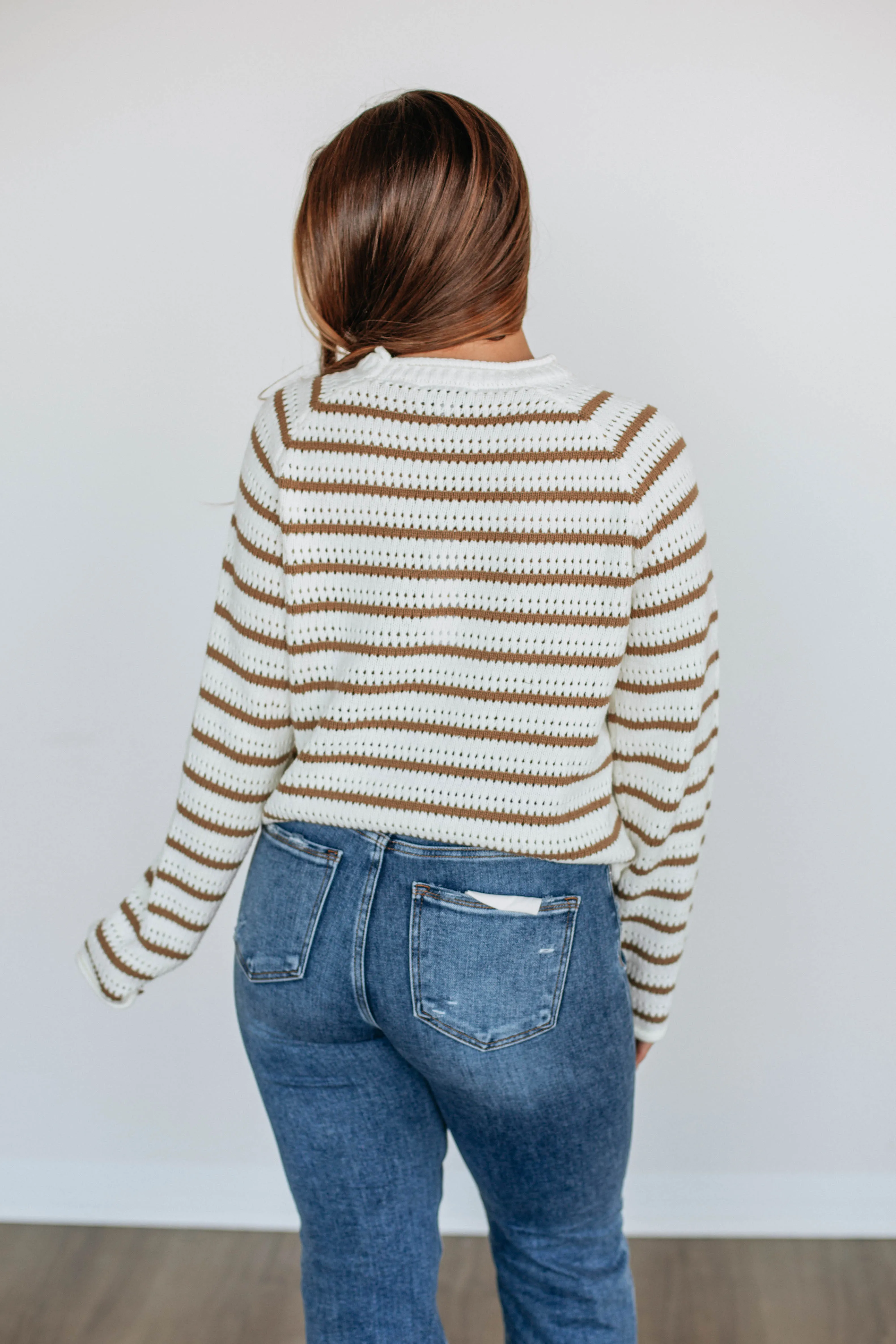 Jonita Striped Sweater sold by Wild Oak Boutique product image thumbnail 5