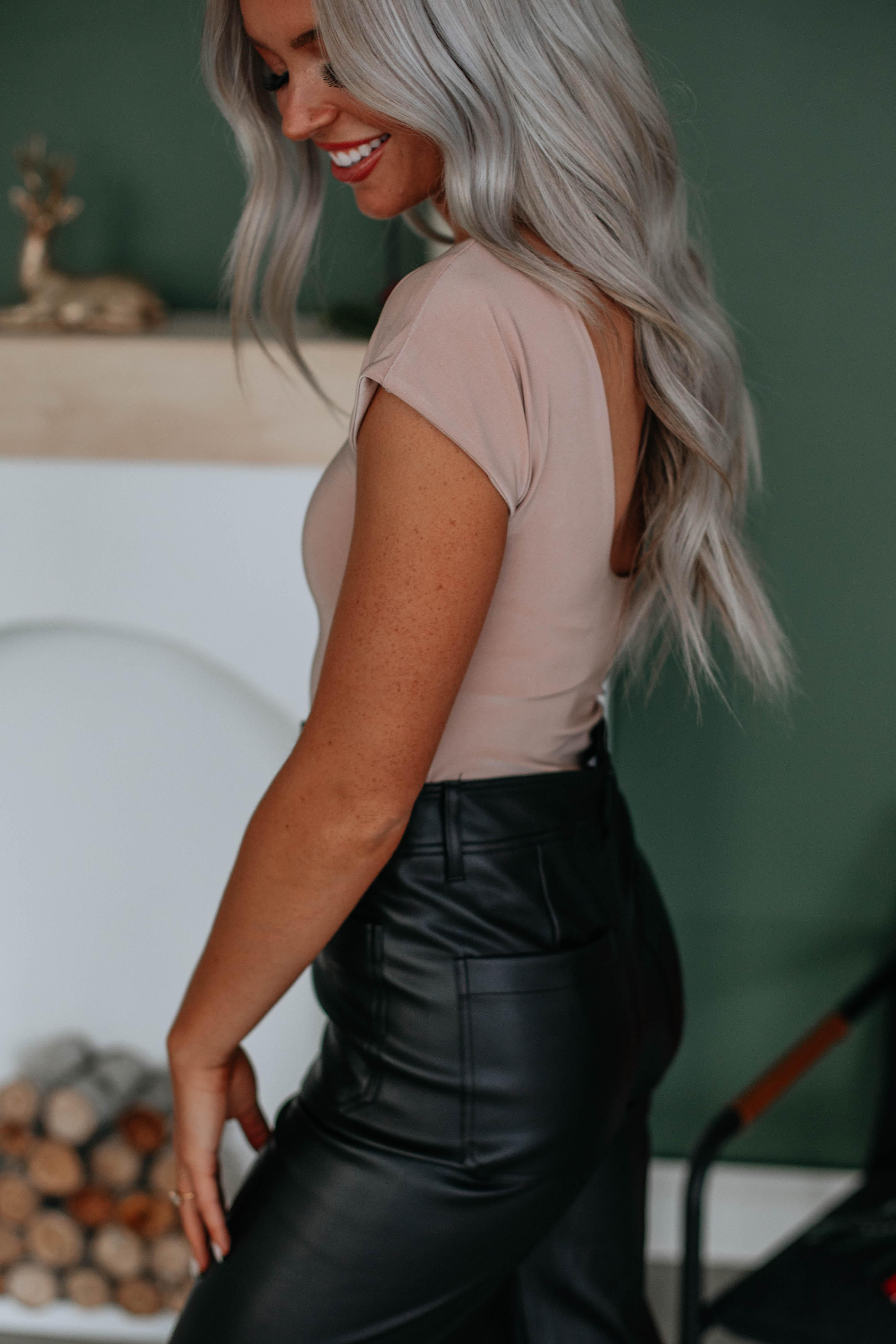 Sally Bodysuit - Taupe sold by Wild Oak Boutique product image thumbnail 2