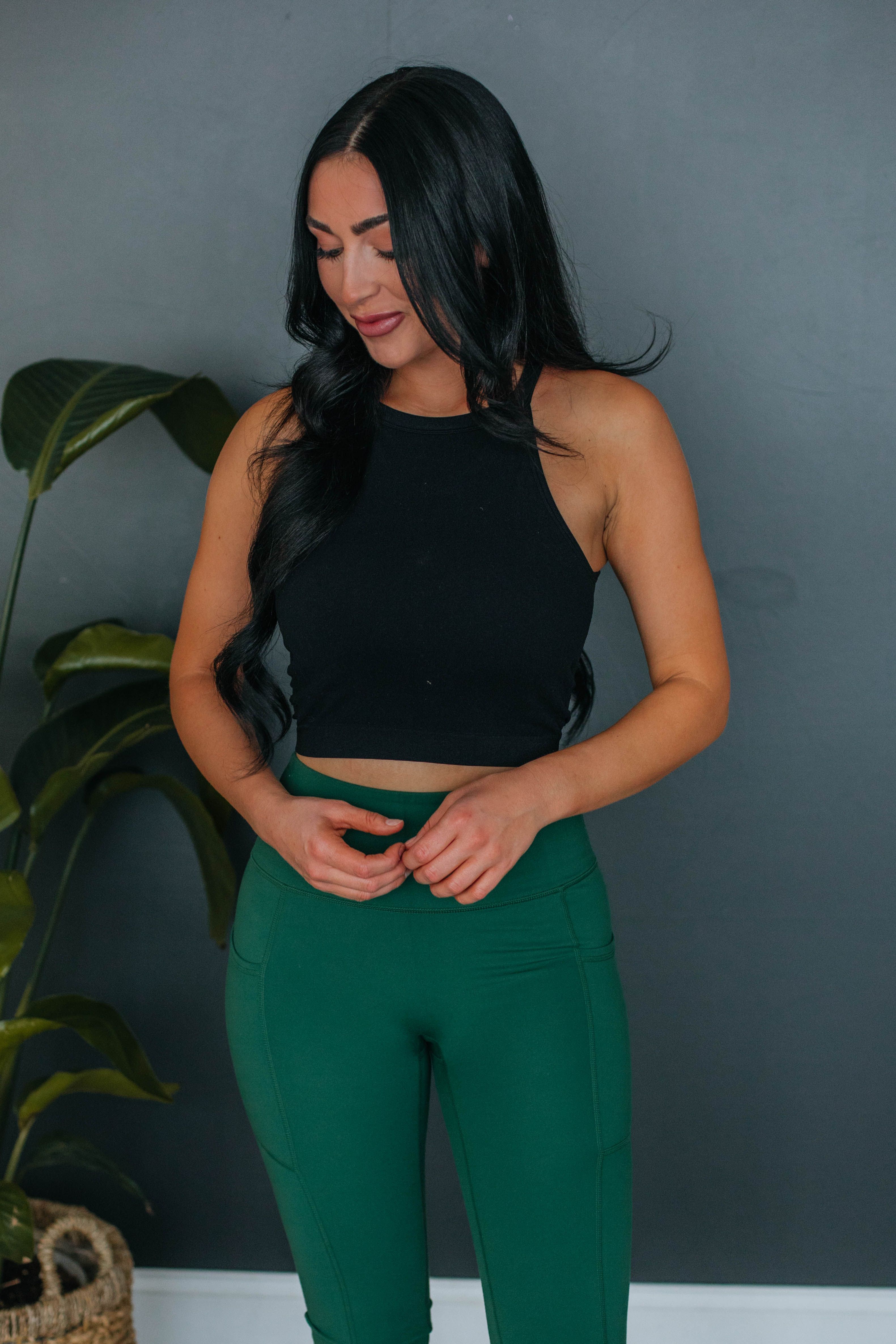 Jessica Ribbed Tank - Black sold by Wild Oak Boutique product image thumbnail 5