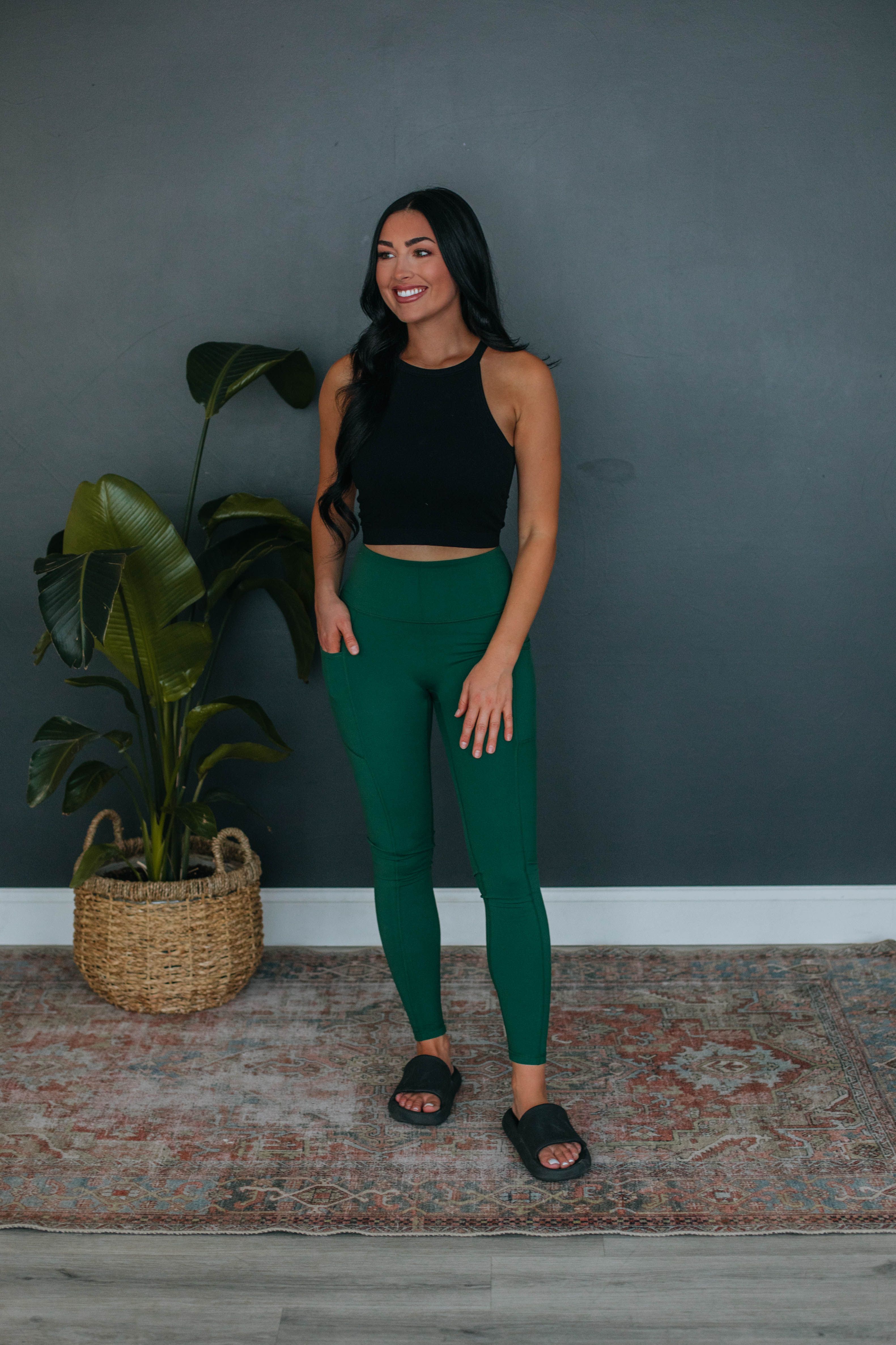 Jessica Ribbed Tank - Black sold by Wild Oak Boutique product image thumbnail 2