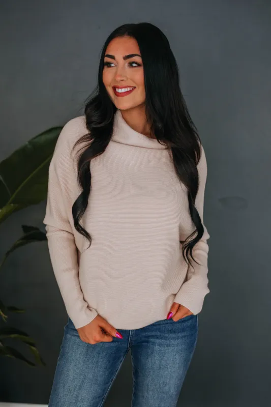 Gretchen Dolman Sweater - Shell sold by Wild Oak Boutique
