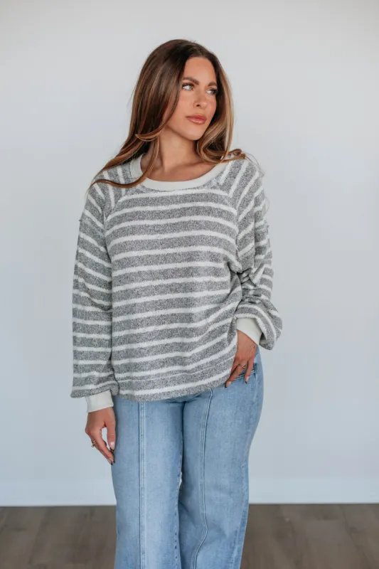 Anisha Striped Top sold by Wild Oak Boutique