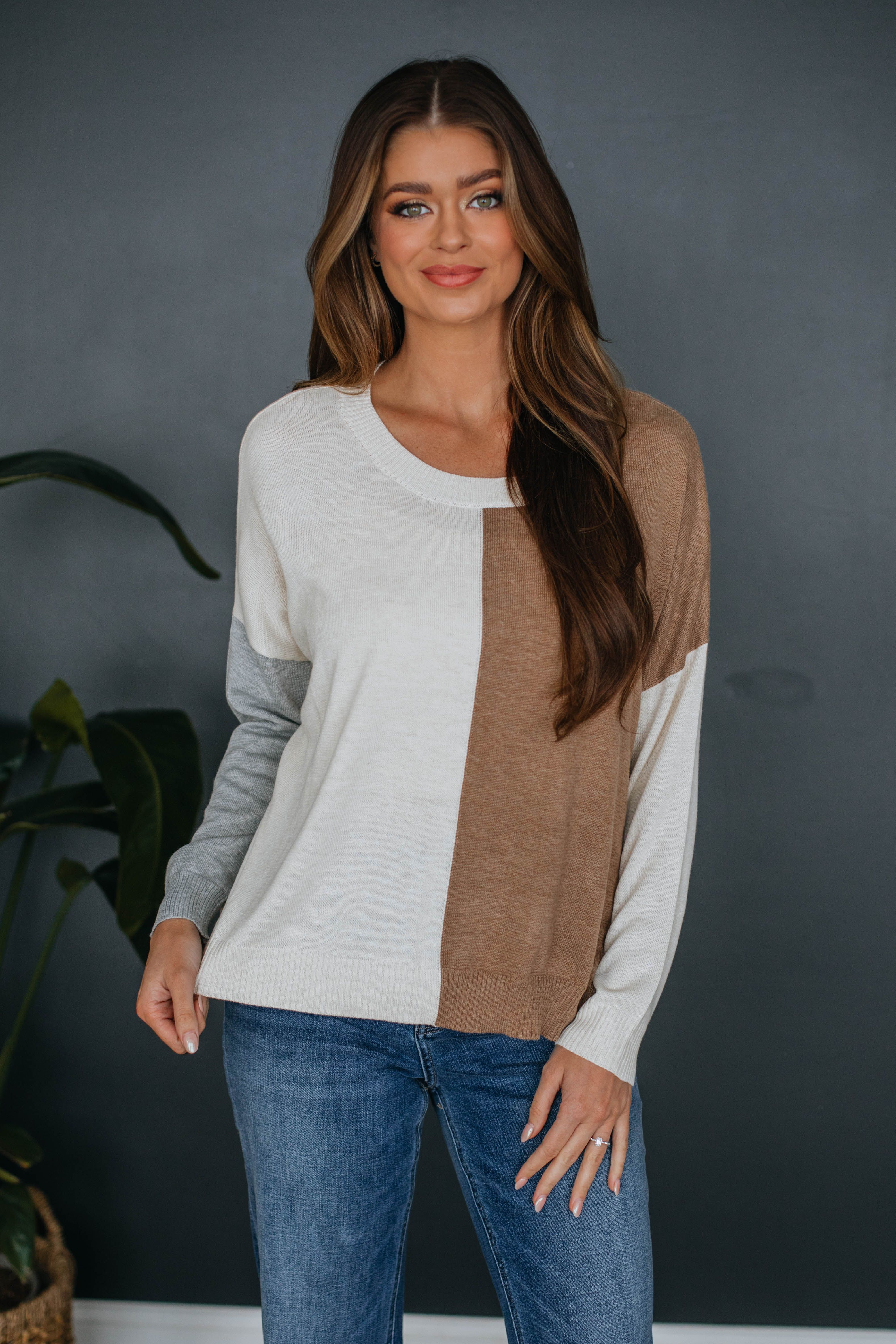 Bobbi Colorblock Sweater sold by Wild Oak Boutique product image thumbnail 5
