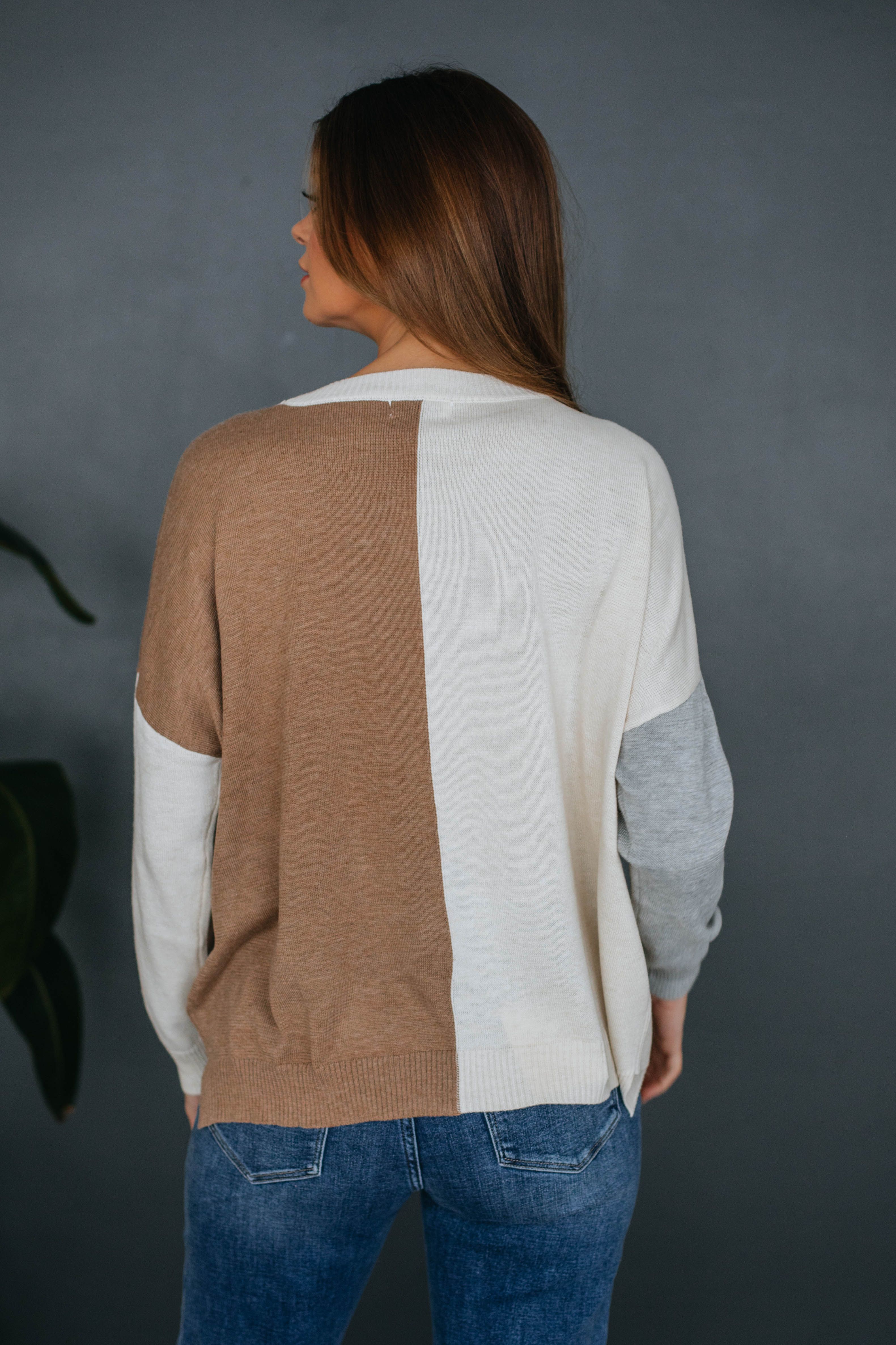 Bobbi Colorblock Sweater sold by Wild Oak Boutique product image thumbnail 4