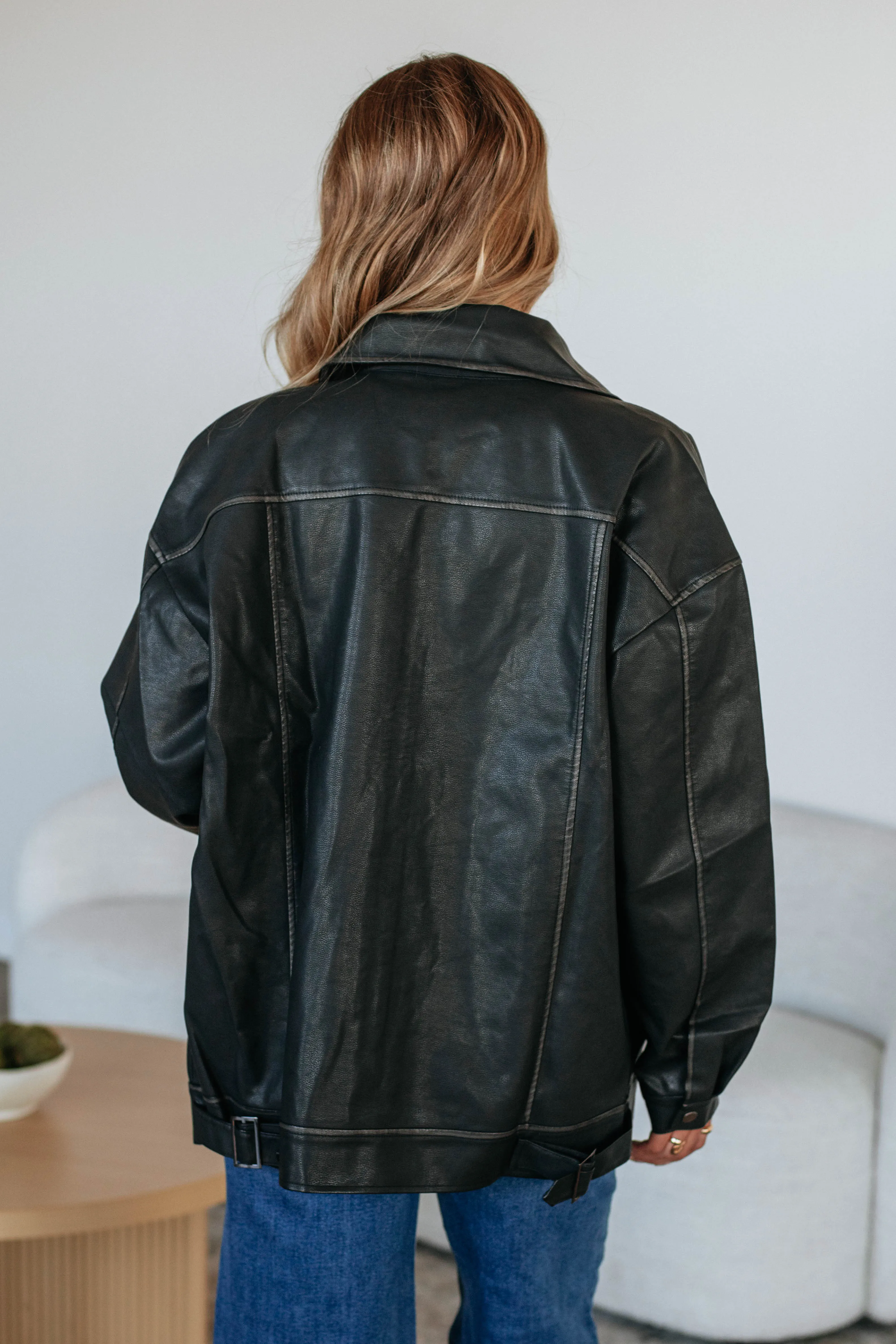 Jayda Leather Jacket sold by Wild Oak Boutique product image thumbnail 5