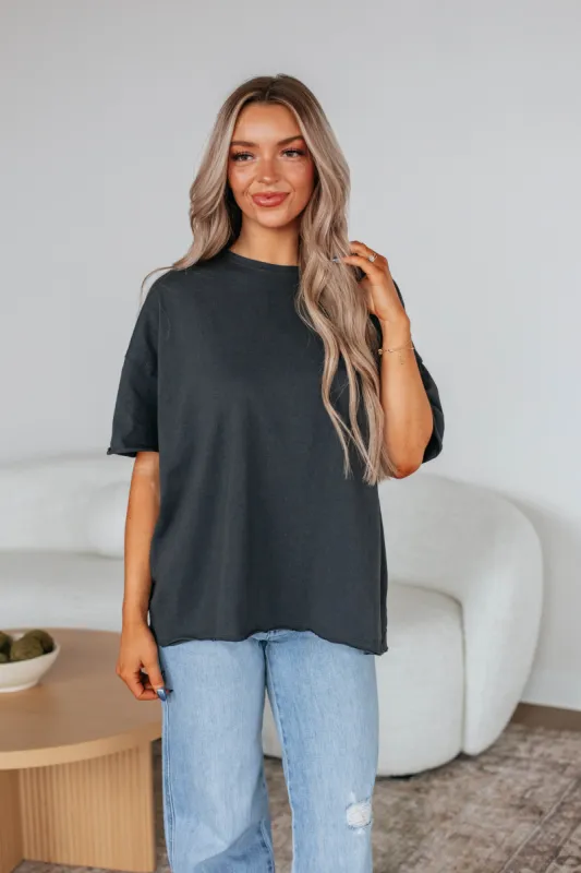 Rover Oversized Tee - Vintage Black sold by Wild Oak Boutique