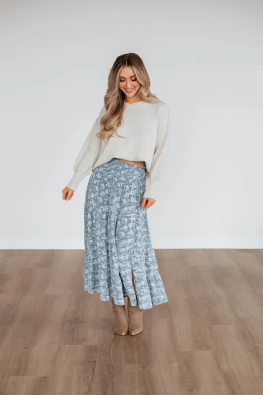 Faya Floral Skirt sold by Wild Oak Boutique