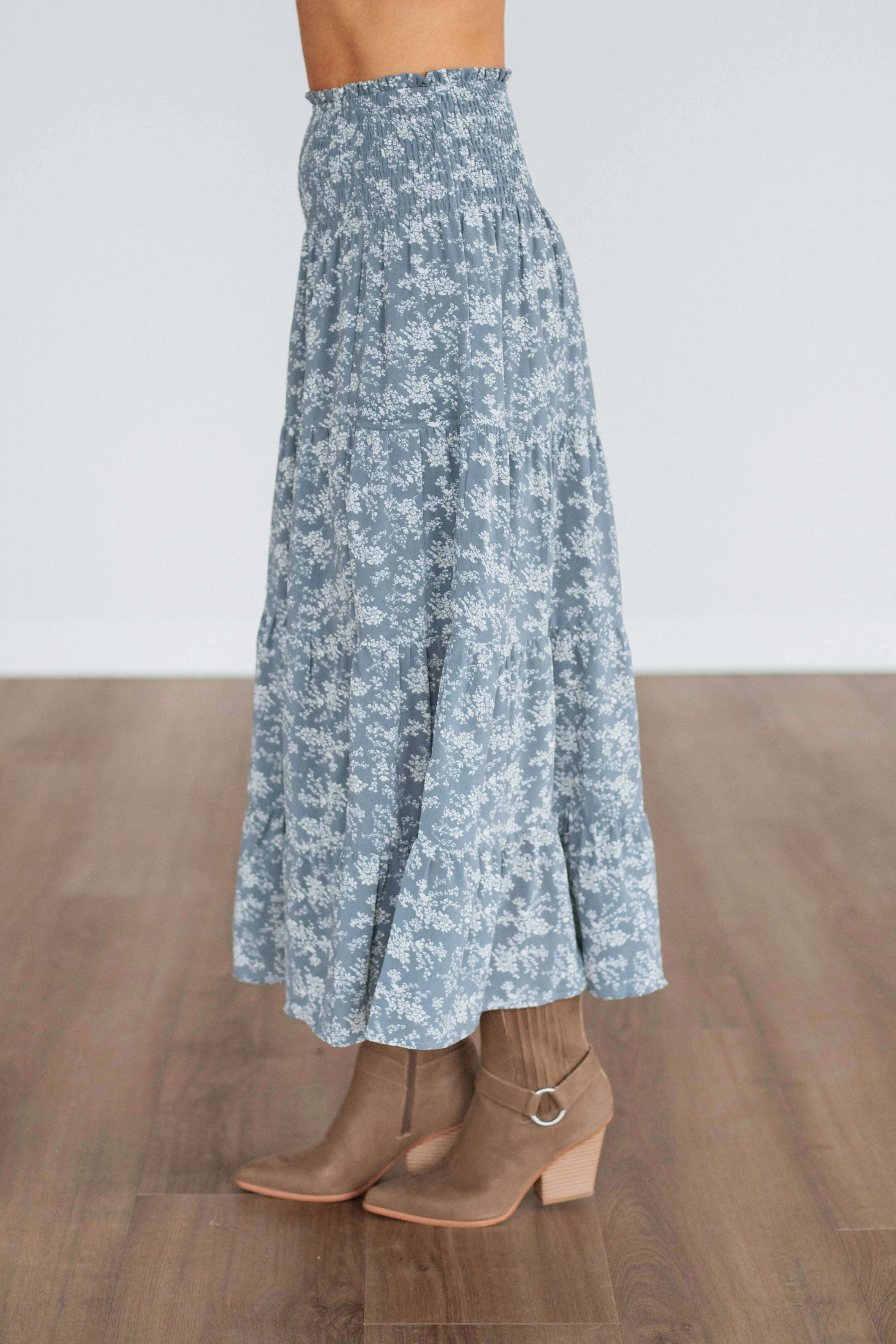 Faya Floral Skirt sold by Wild Oak Boutique product image thumbnail 5