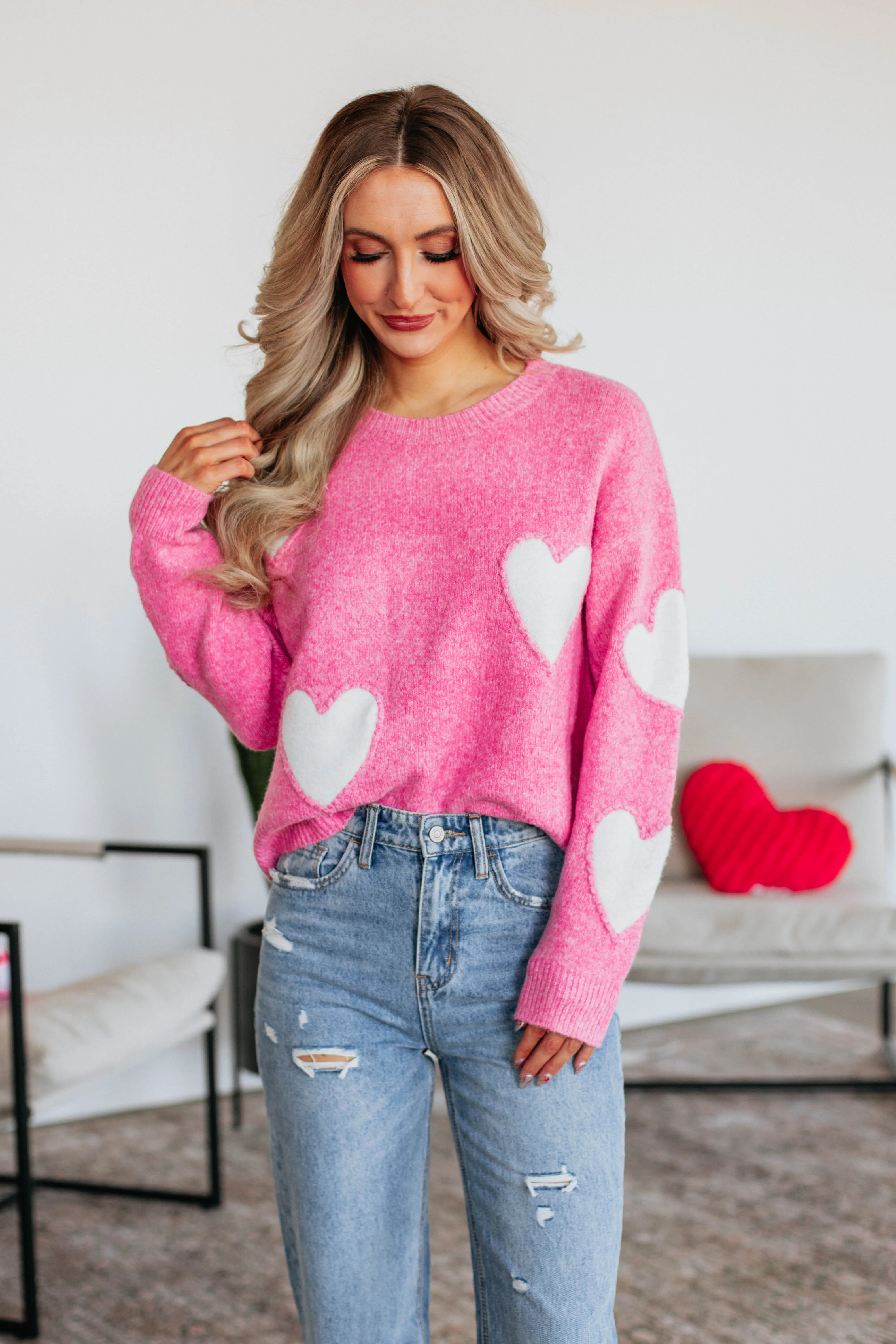 Forever Crushing On You Sweater sold by Wild Oak Boutique