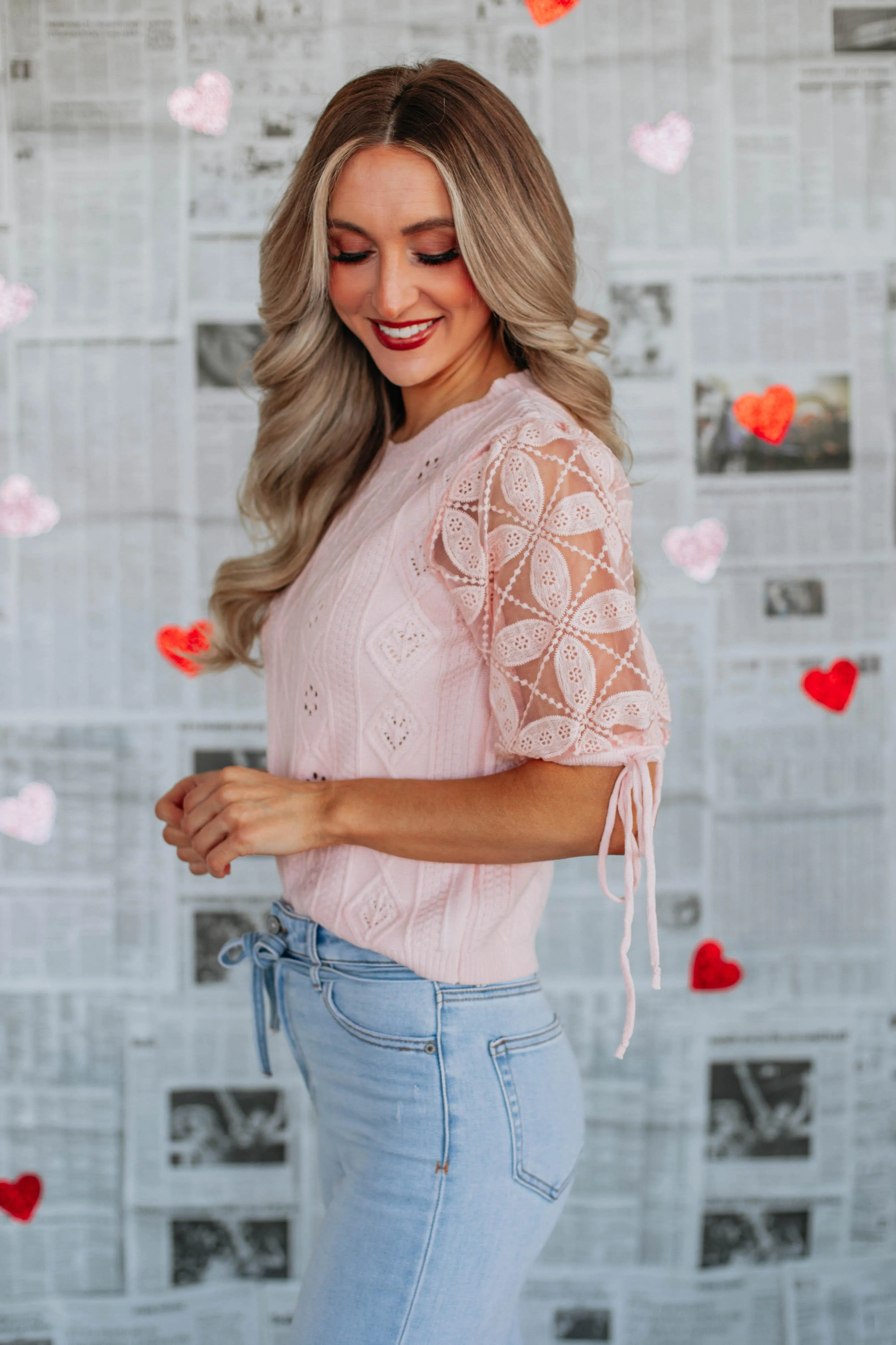 Christelle Sweater Top - Ballet sold by Wild Oak Boutique