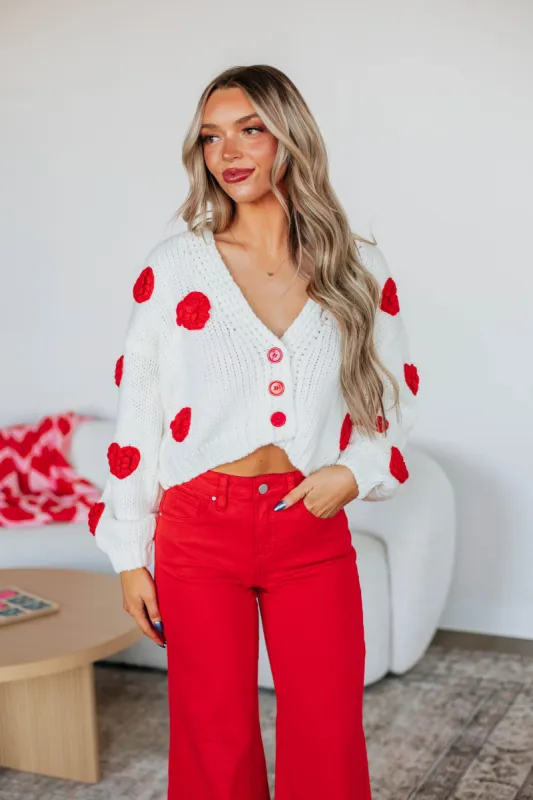 Lilia Cardigan - Ivory sold by Wild Oak Boutique