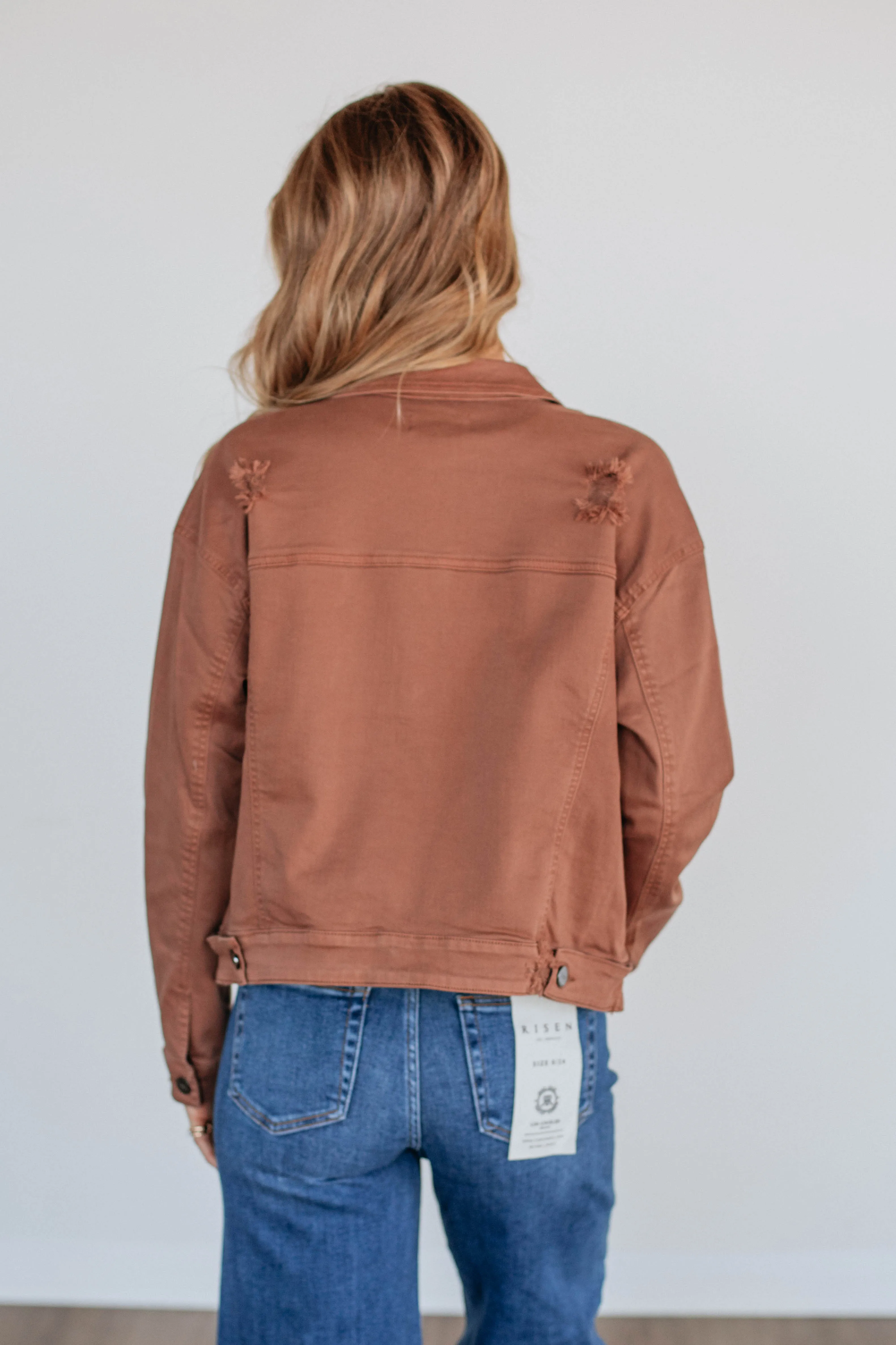 Piper Risen Denim Jacket sold by Wild Oak Boutique product image thumbnail 5