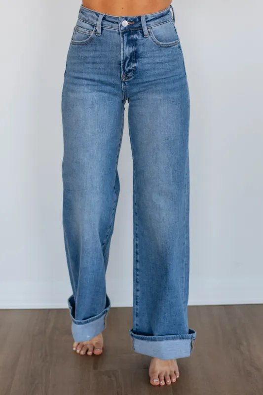 Cece Risen Jeans - Medium Wash sold by Wild Oak Boutique
