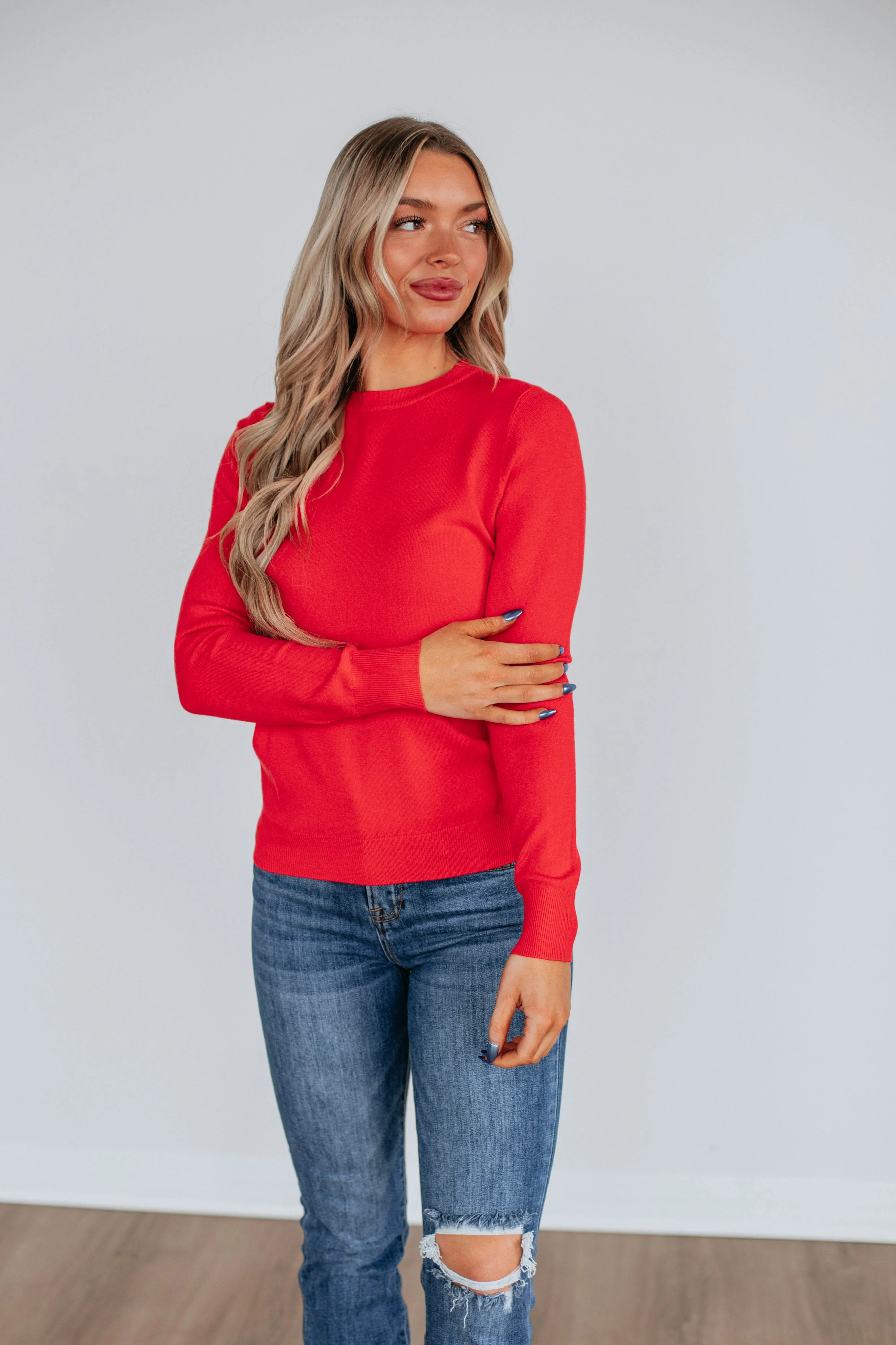 Eldridge Long Sleeve Top - Poppy sold by Wild Oak Boutique product image thumbnail 5