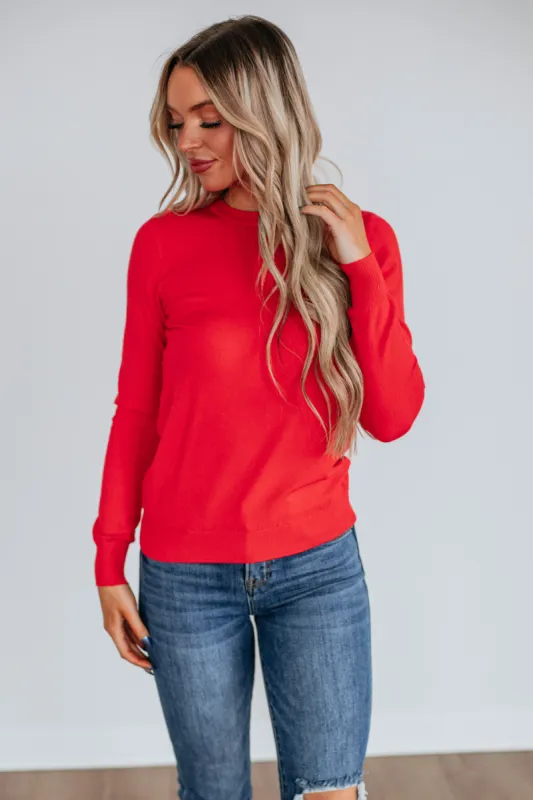 Eldridge Long Sleeve Top - Poppy sold by Wild Oak Boutique