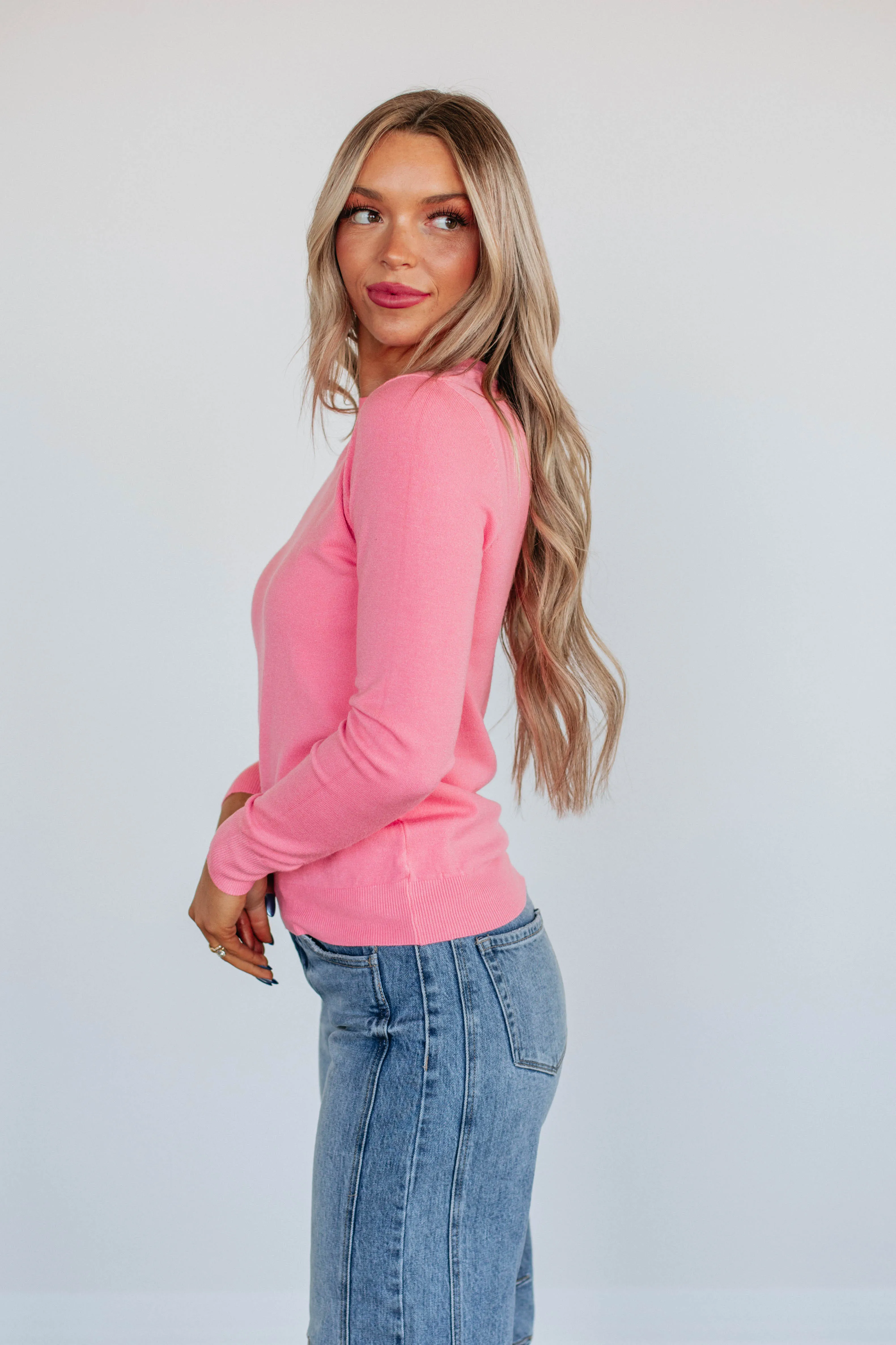 Eldridge Long Sleeve Top - Bubblegum sold by Wild Oak Boutique product image thumbnail 2