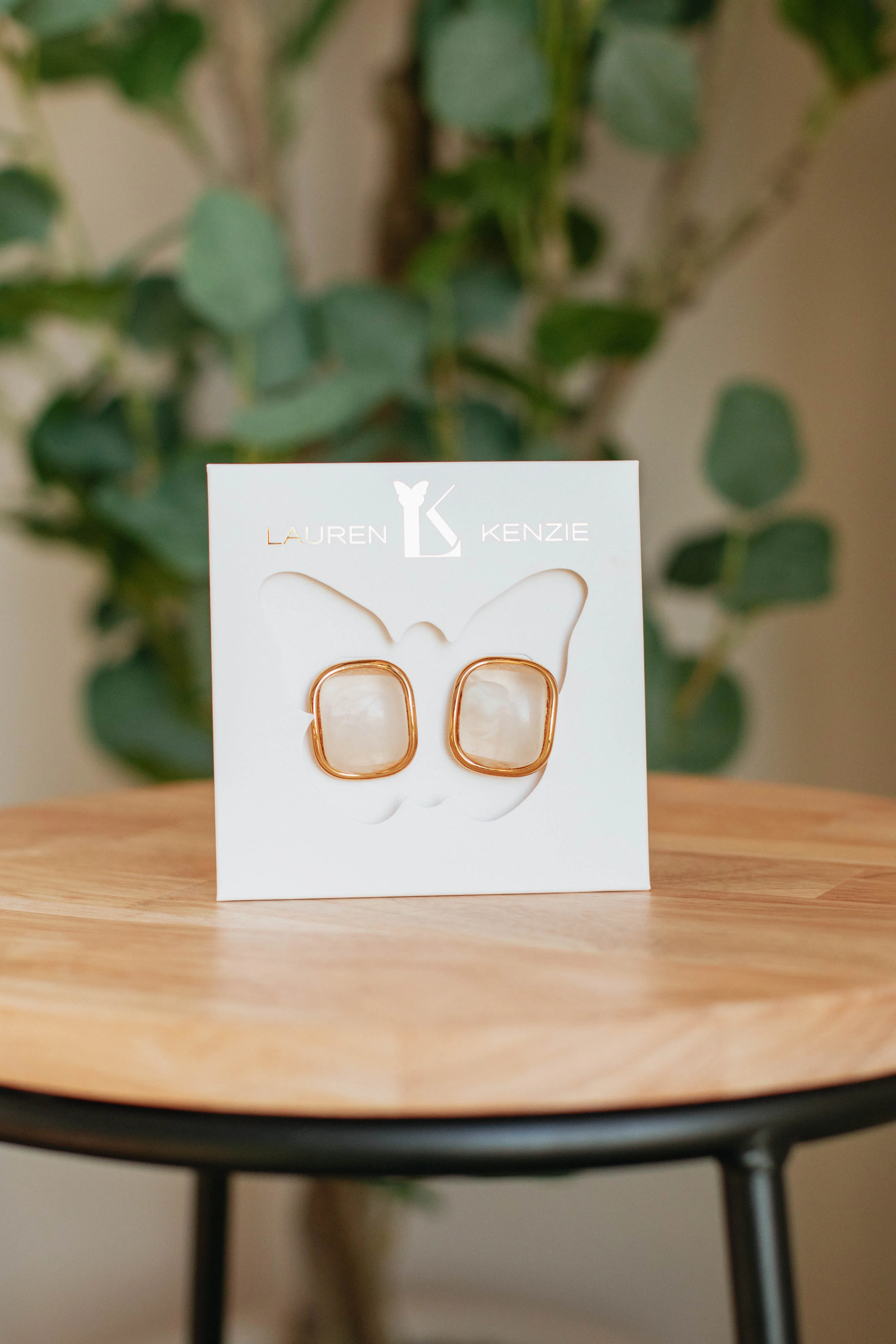 Admired Effect Earrings - Ivory sold by Wild Oak Boutique product image thumbnail 3