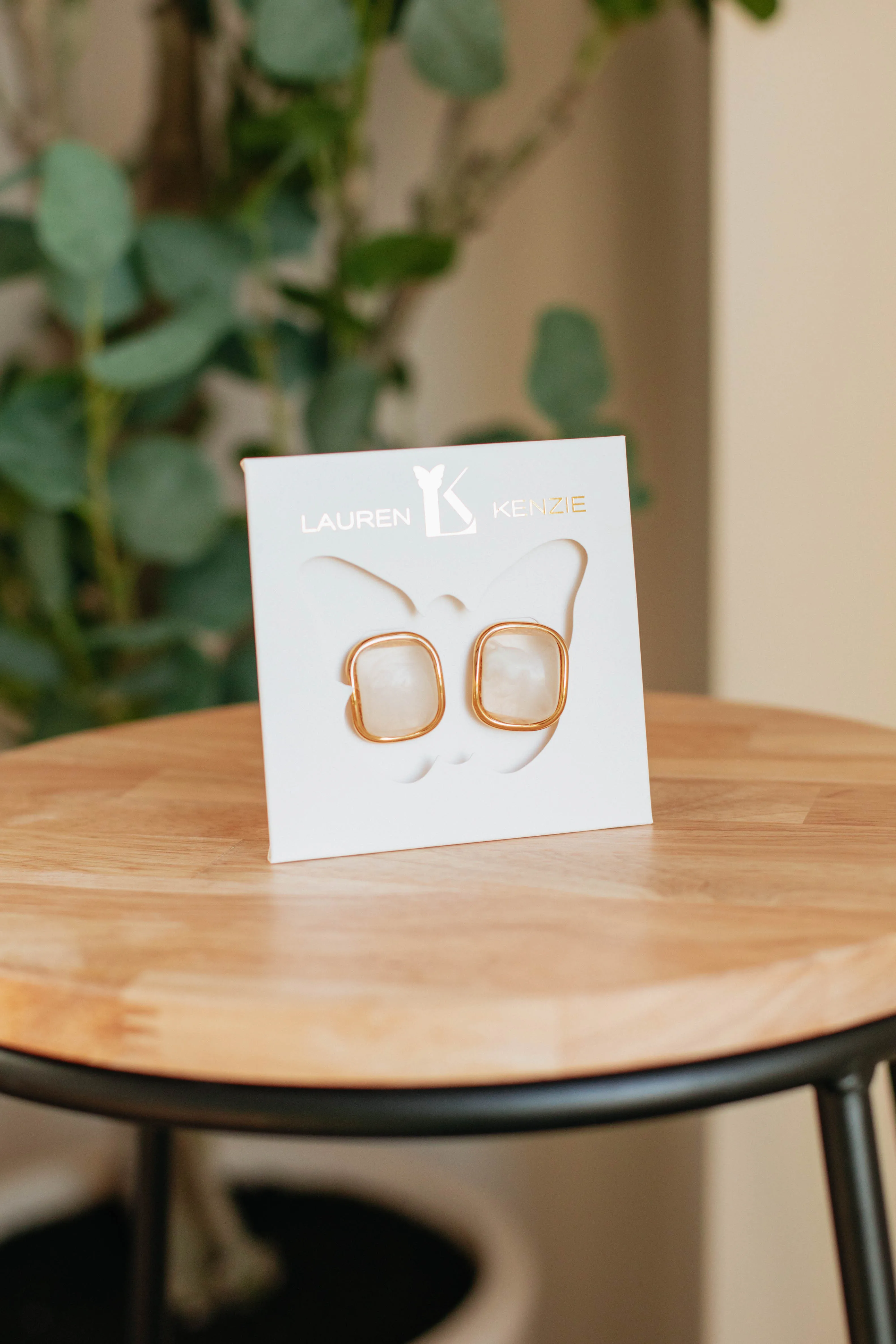 Admired Effect Earrings - Ivory sold by Wild Oak Boutique product image thumbnail 2