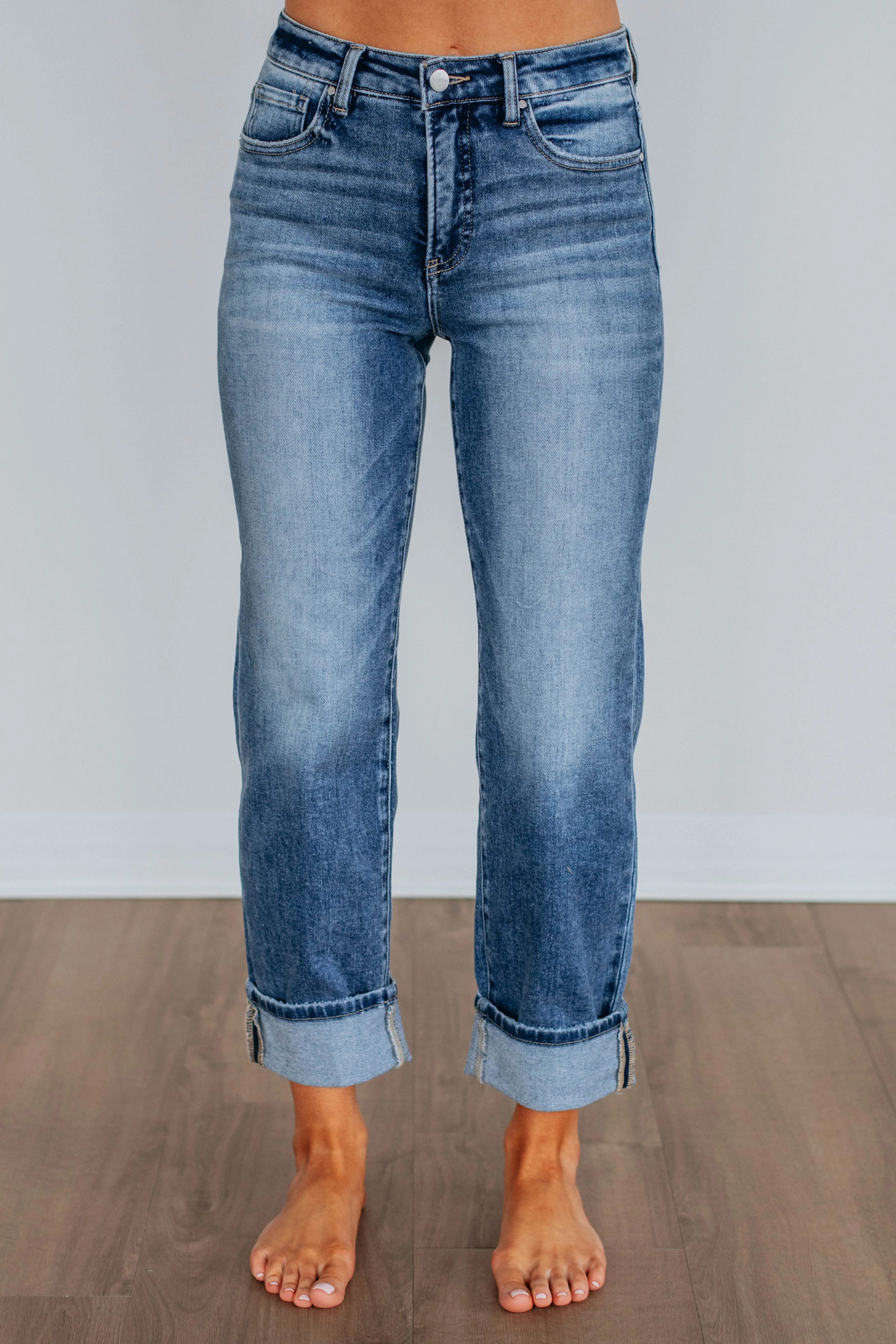 Leo Risen Jeans - Dark Wash sold by Wild Oak Boutique product image thumbnail 3