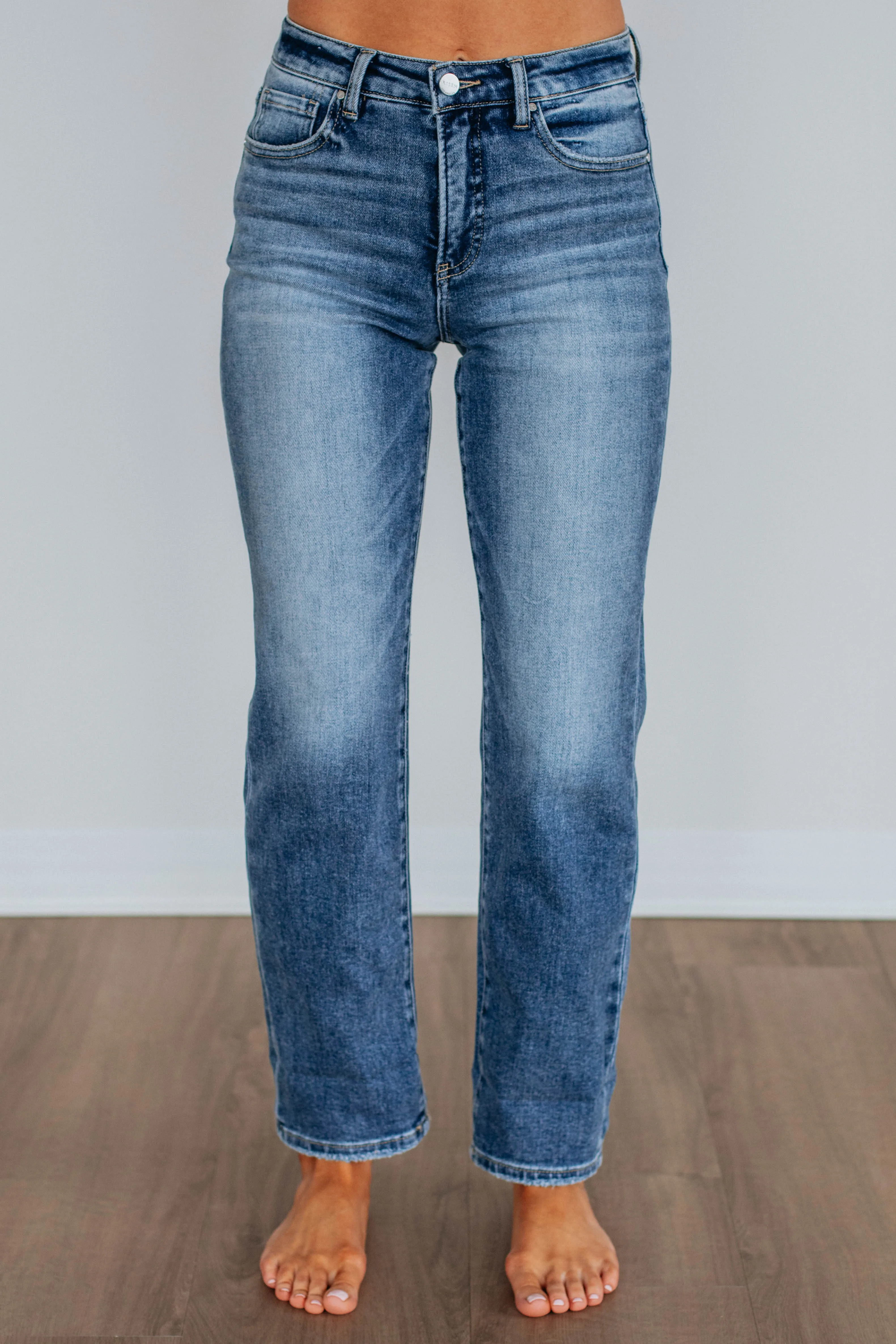 Leo Risen Jeans - Dark Wash sold by Wild Oak Boutique product image thumbnail 5