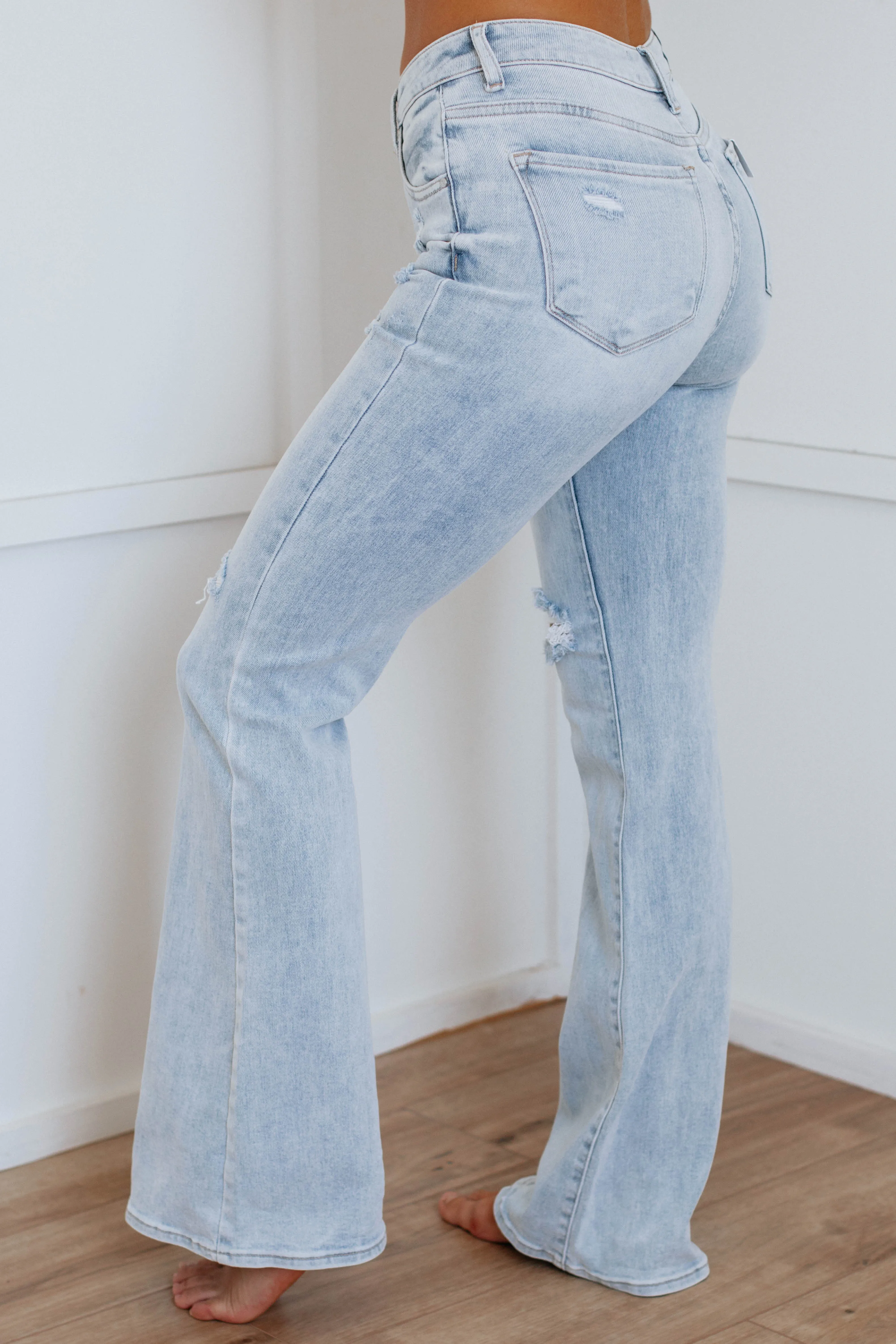 Rayna Risen Jeans - Light Wash sold by Wild Oak Boutique product image thumbnail 2