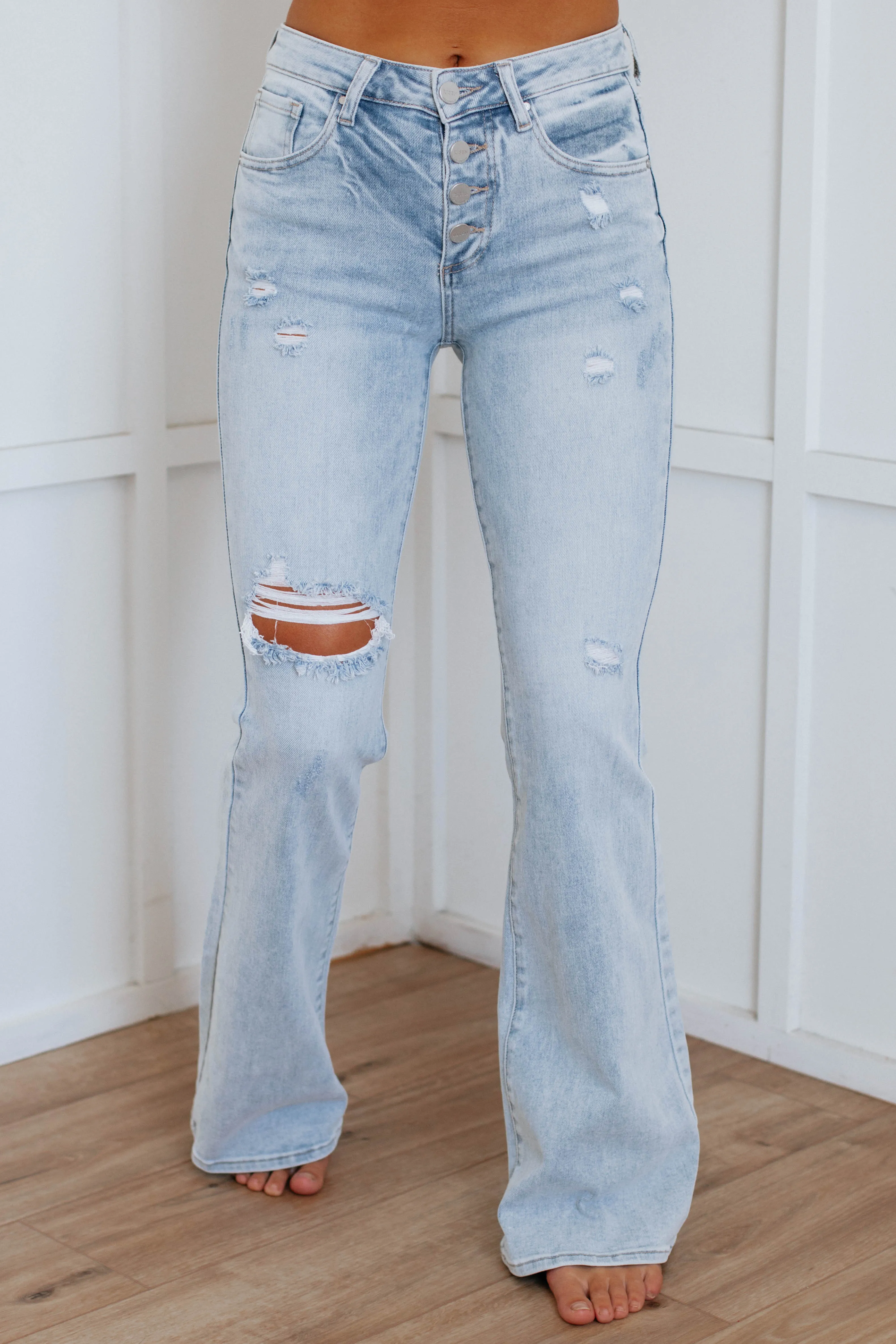 Rayna Risen Jeans - Light Wash sold by Wild Oak Boutique product image thumbnail 5