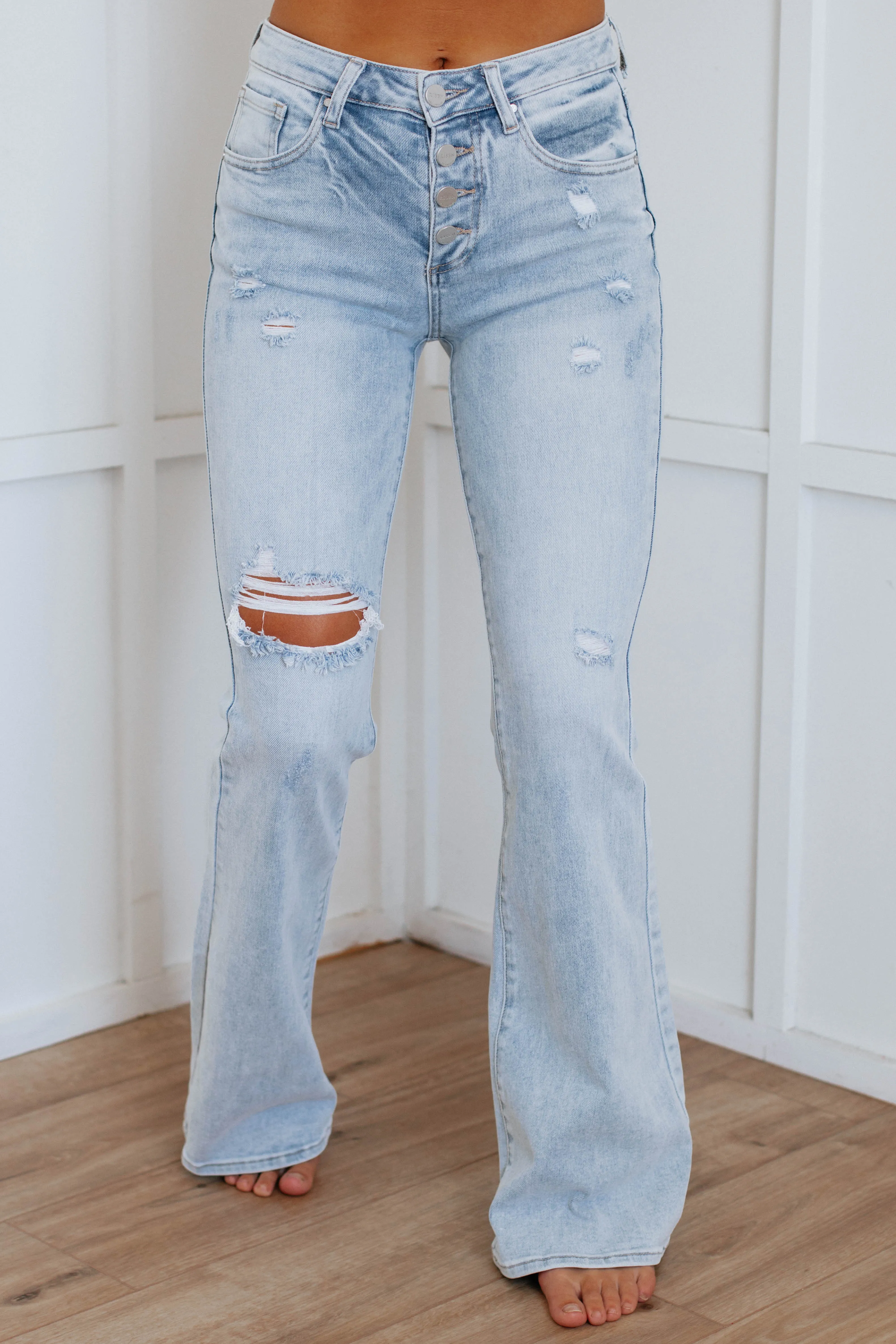 Rayna Risen Jeans - Light Wash sold by Wild Oak Boutique