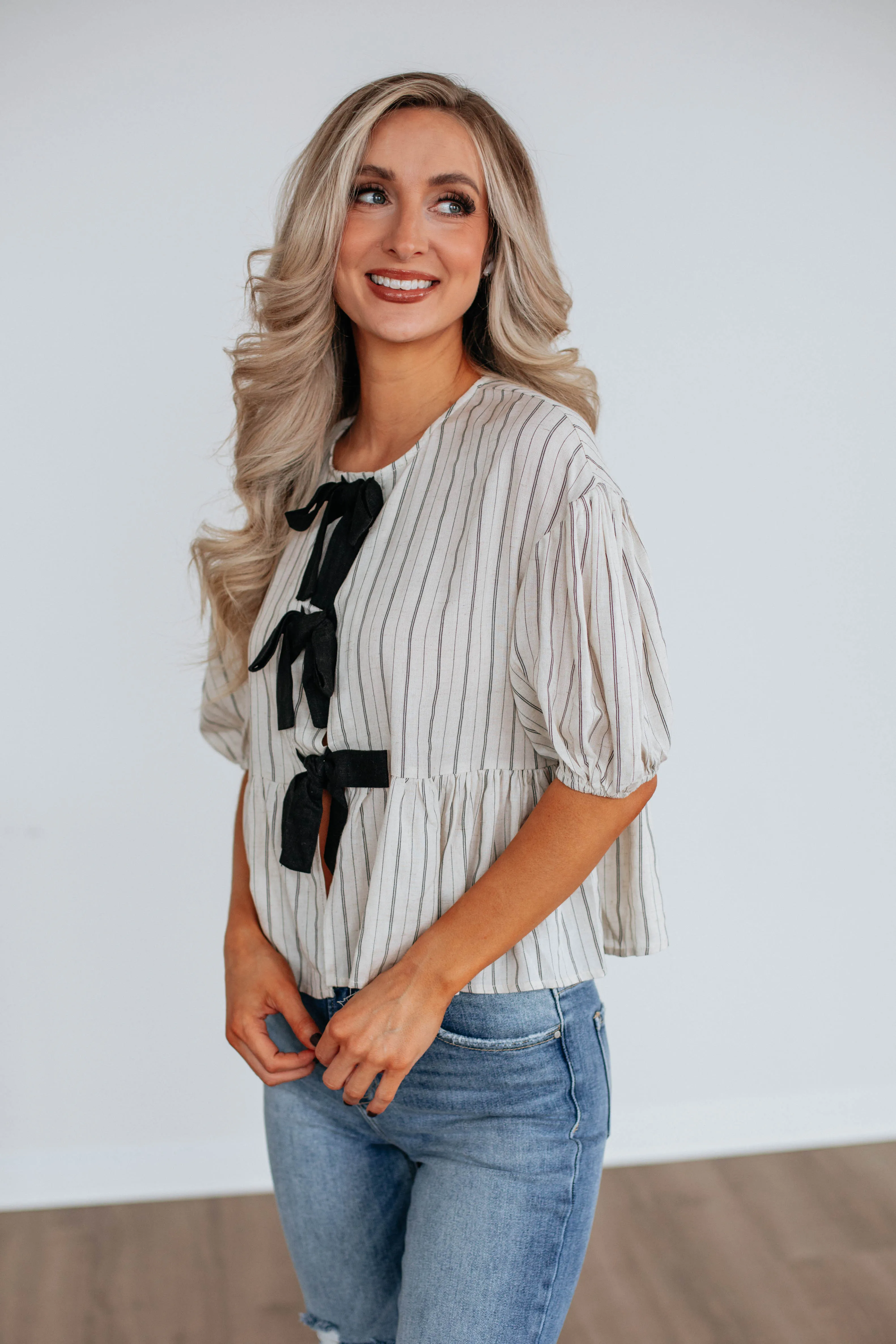 Sonia Striped Top sold by Wild Oak Boutique product image thumbnail 4